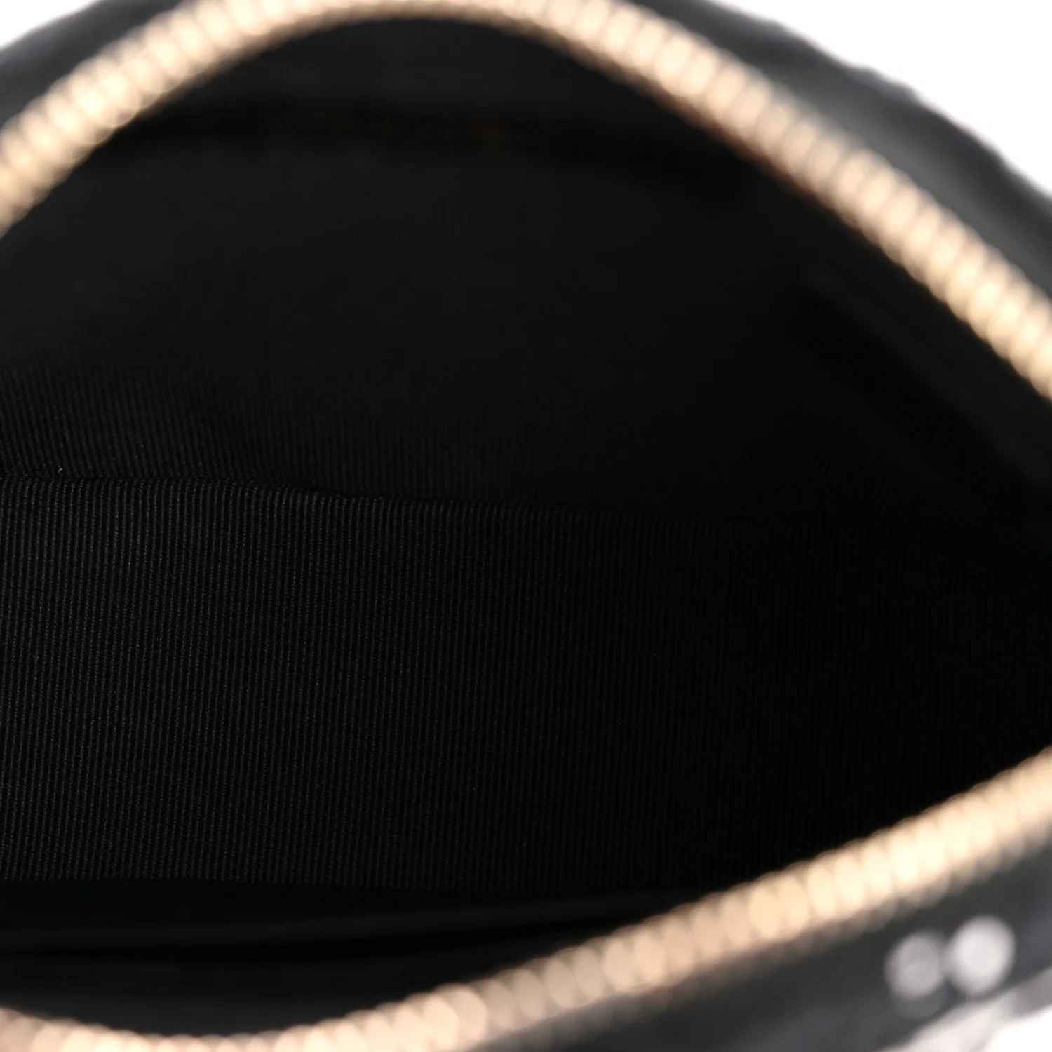 Tweed Quilted Mini Clutch With Chain Black White - Image 5
