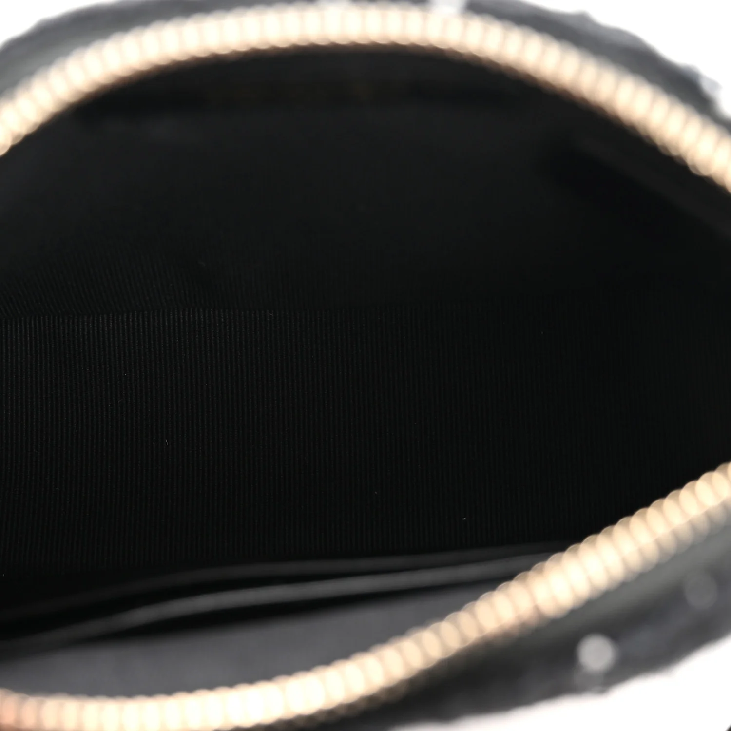 Tweed Quilted Mini Clutch With Chain Black White - Image 11