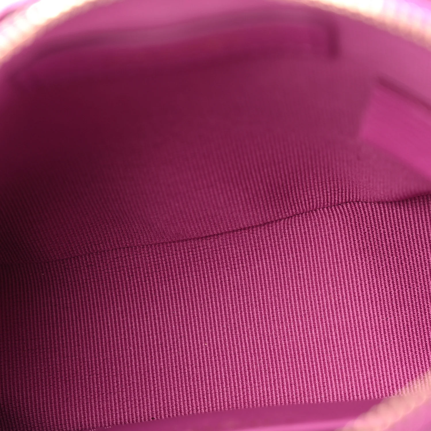 Tweed Quilted Mini Clutch With Chain Purple - Image 5