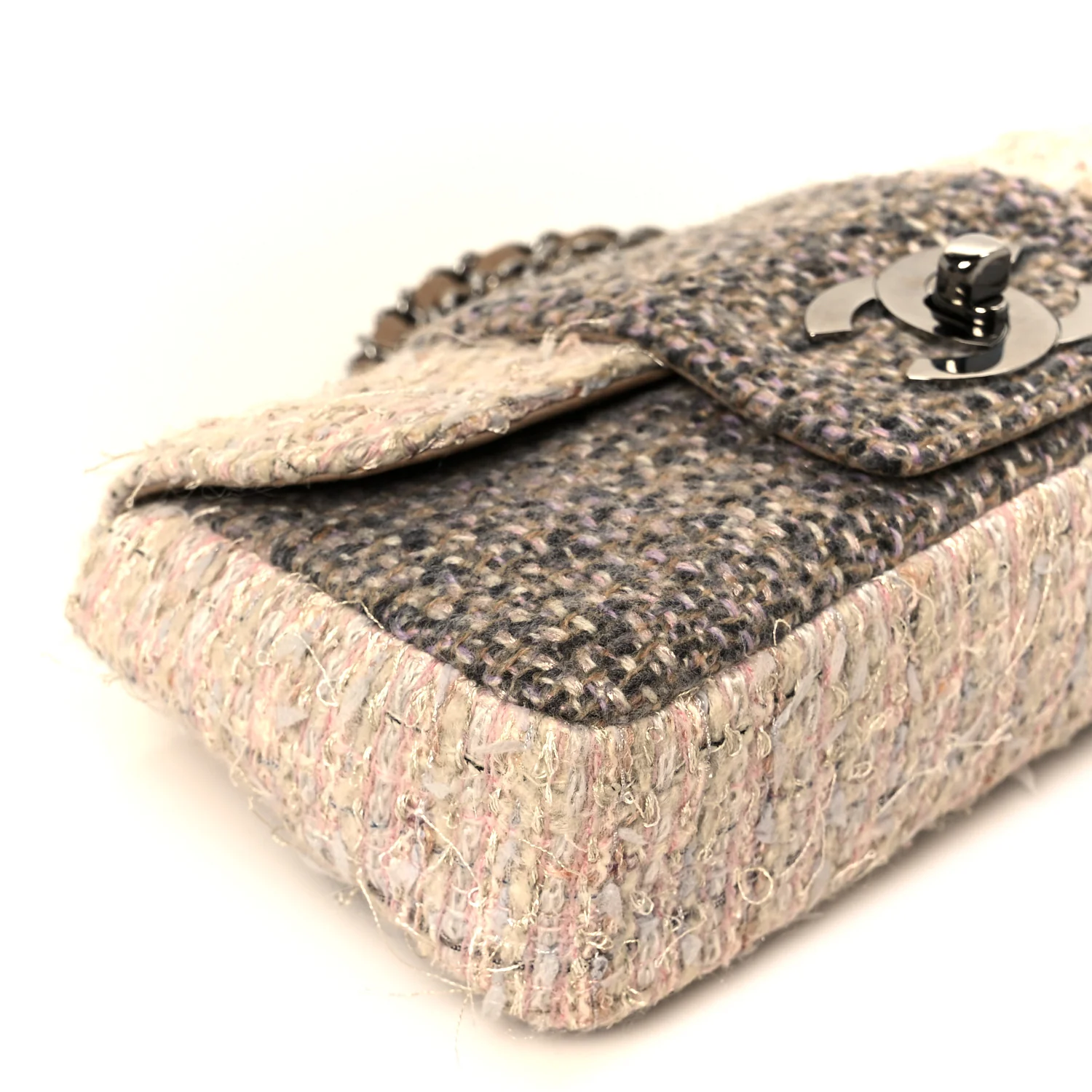 Tweed Small Fantasy Flap Grey - Image 11