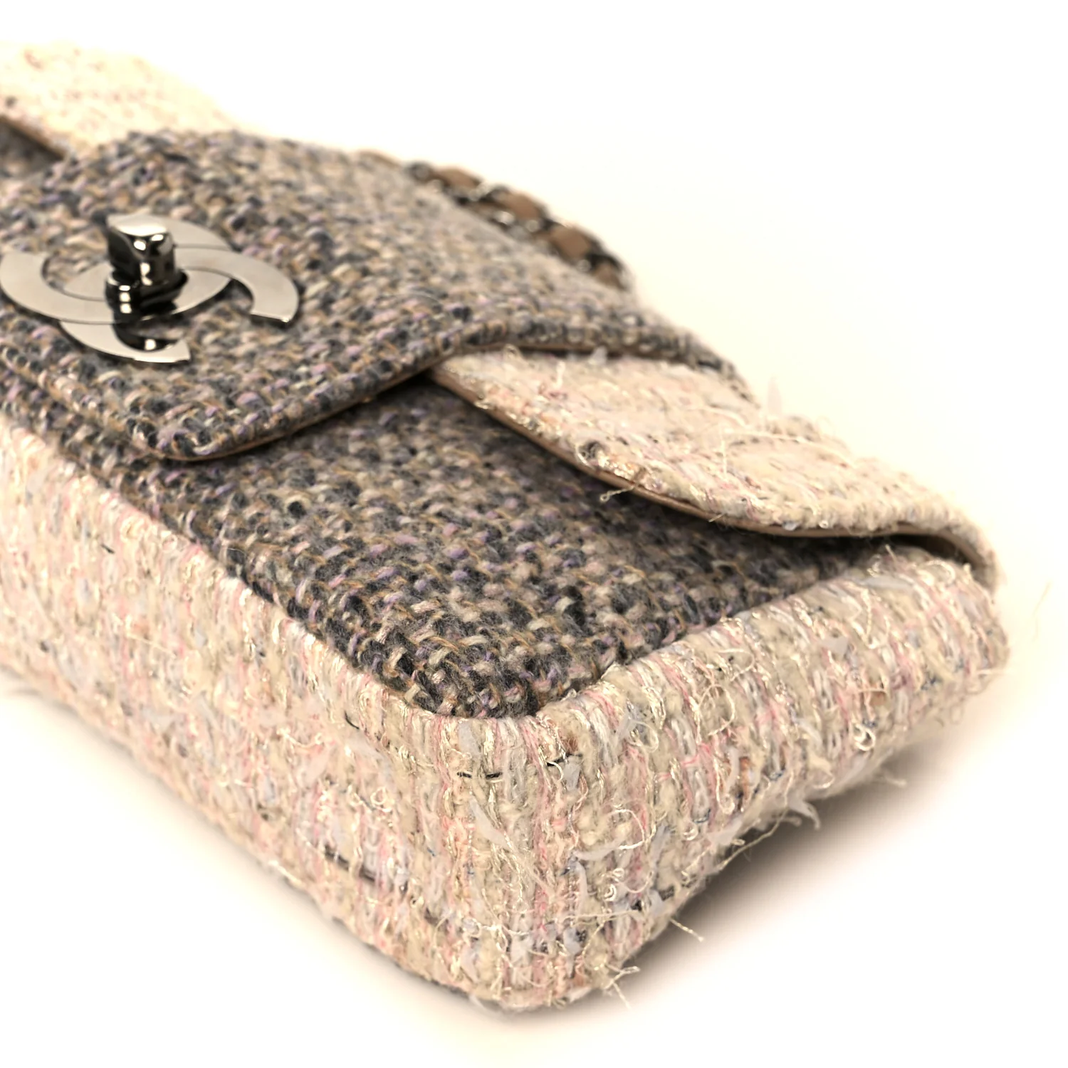 Tweed Small Fantasy Flap Grey - Image 12