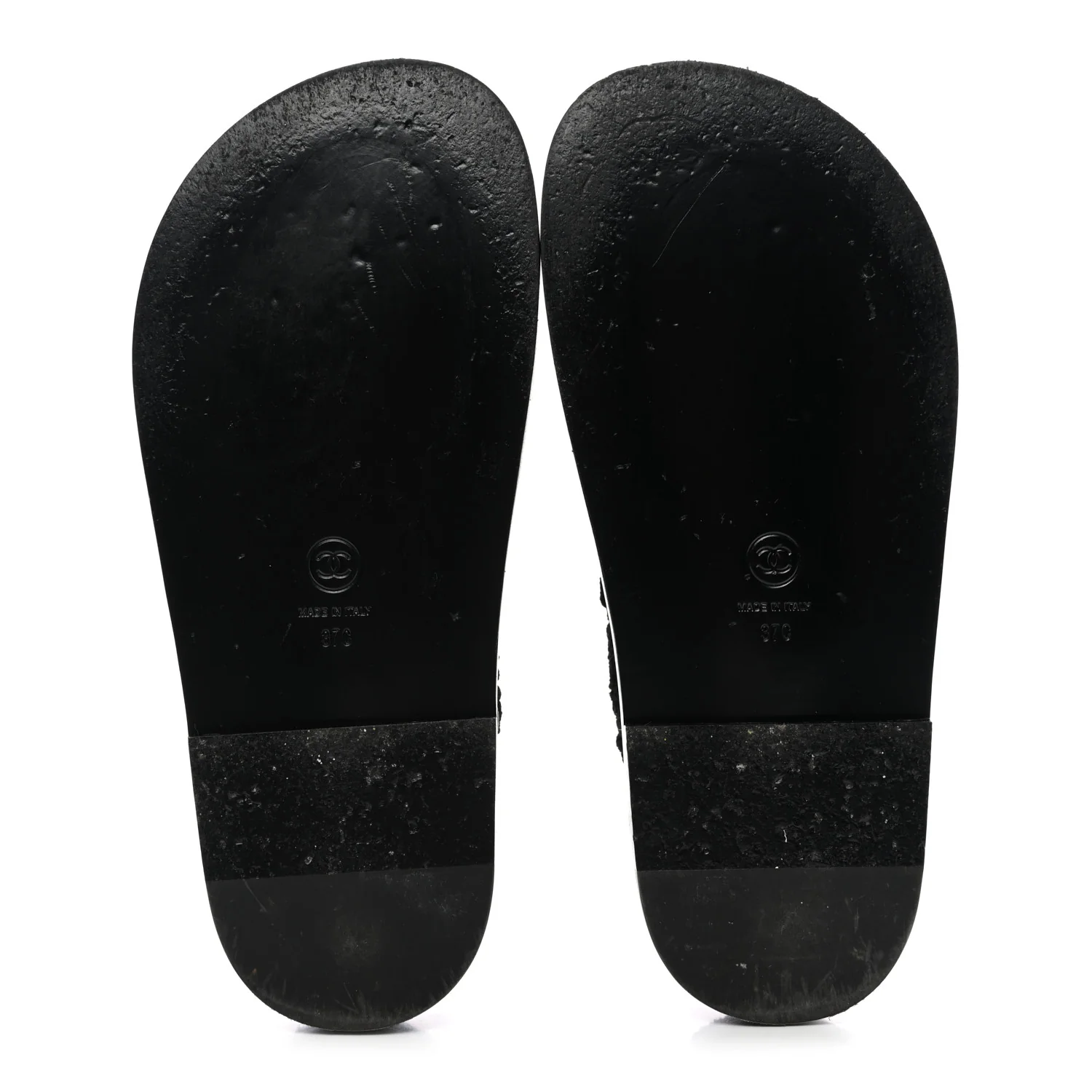 Tweed Velcro Dad Sandals 37 Black - Image 6