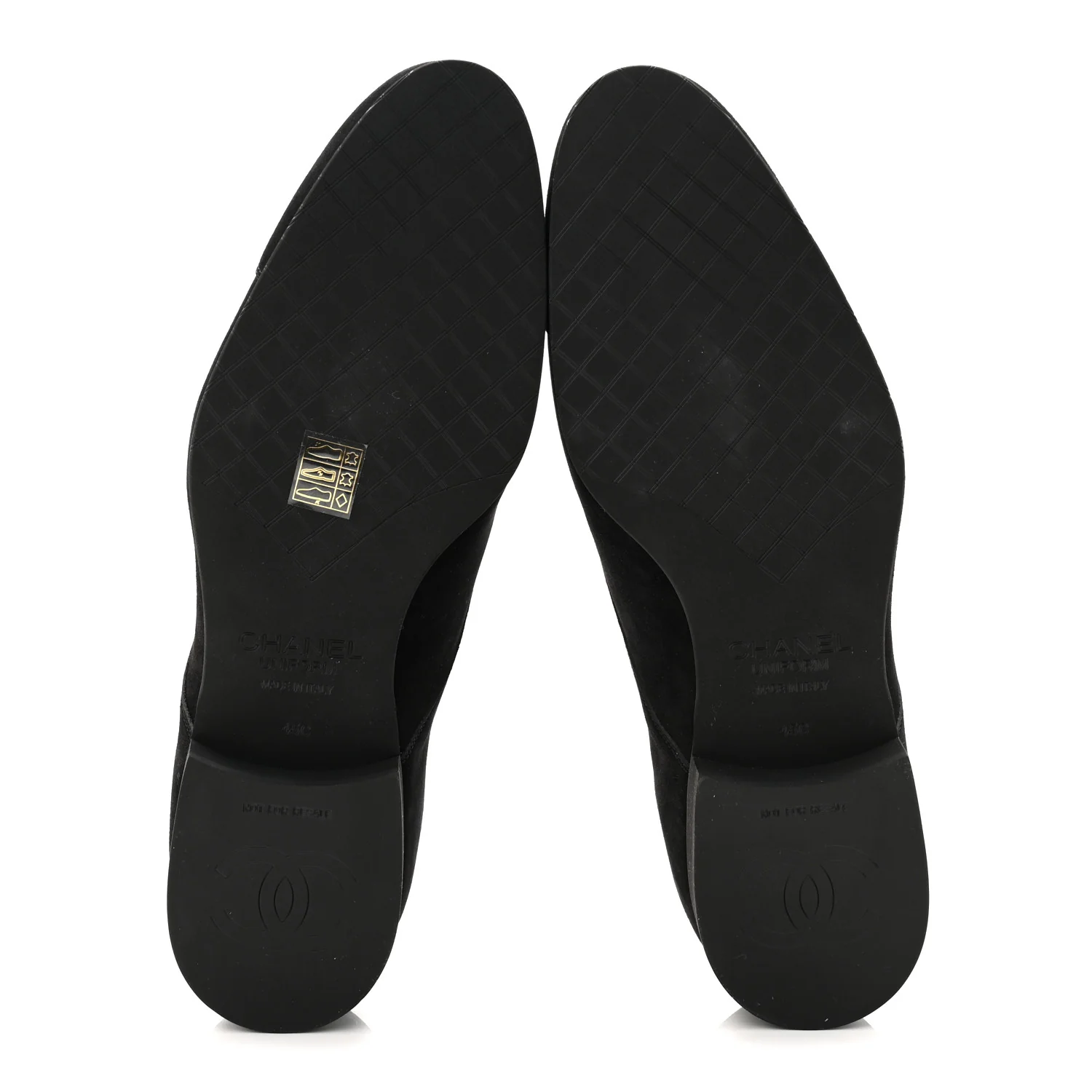 Veau Velours Mens Loafers 45 Black - Image 6
