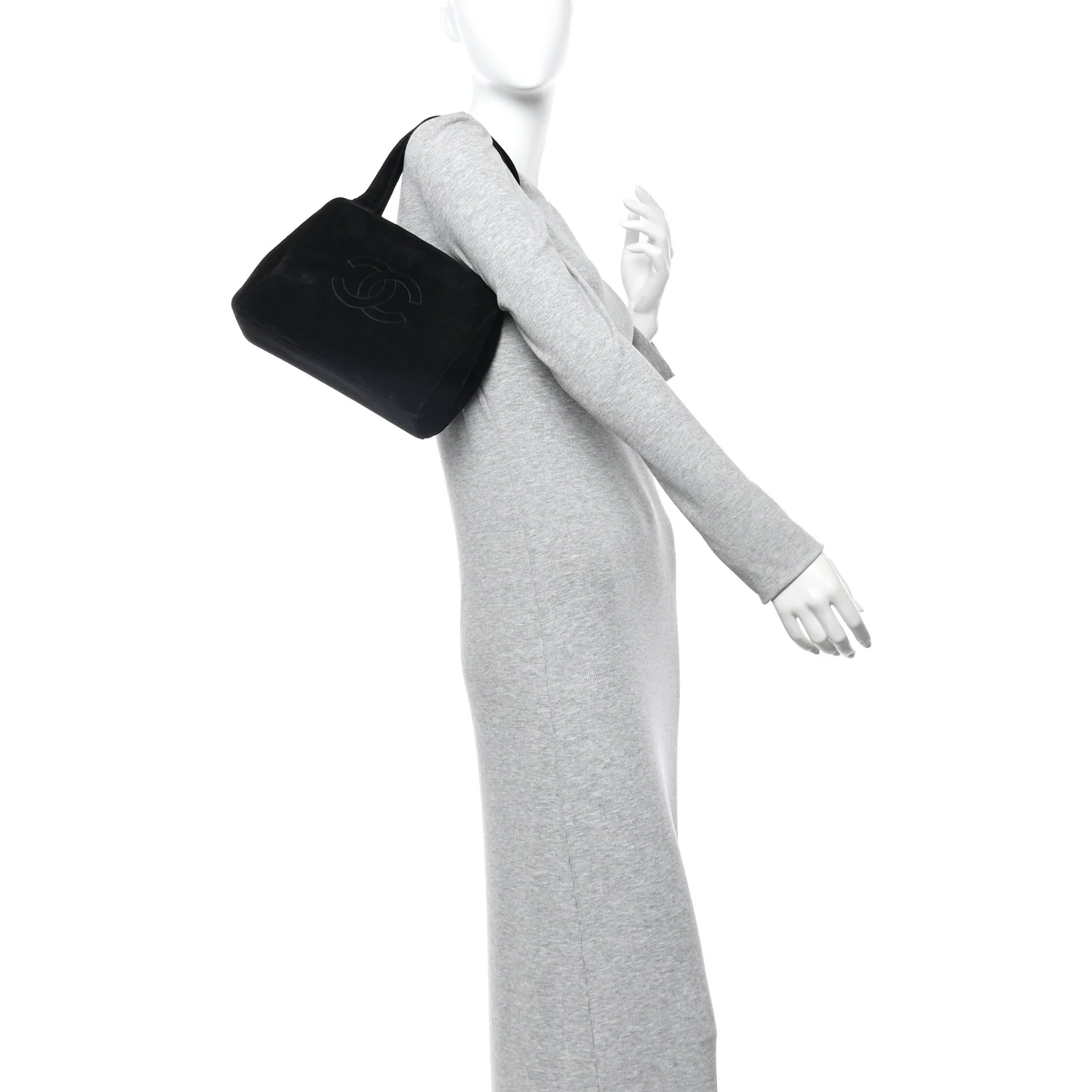 Velvet CC Shoulder Bag Black - Image 3