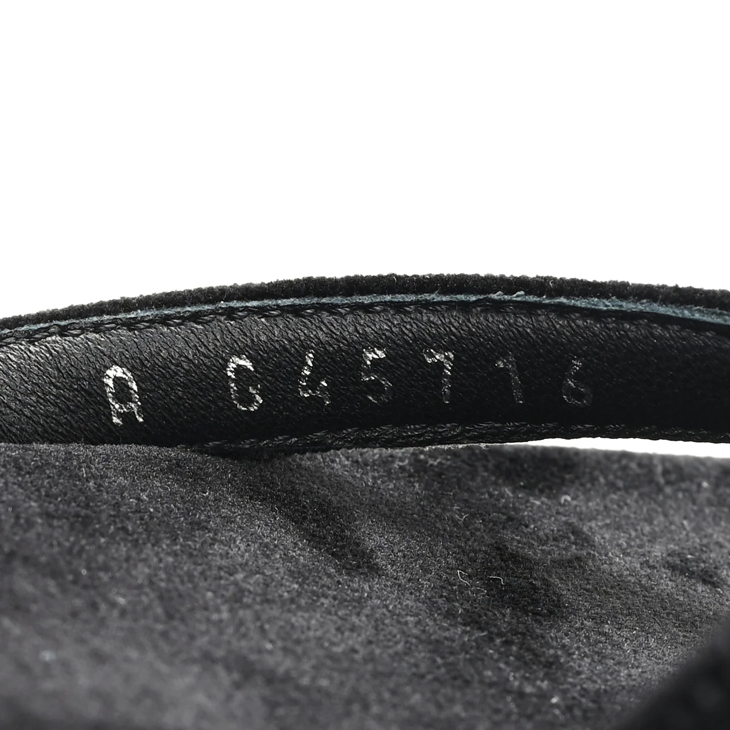 Velvet Crystal CC Thong Sandals 38 Black - Image 9