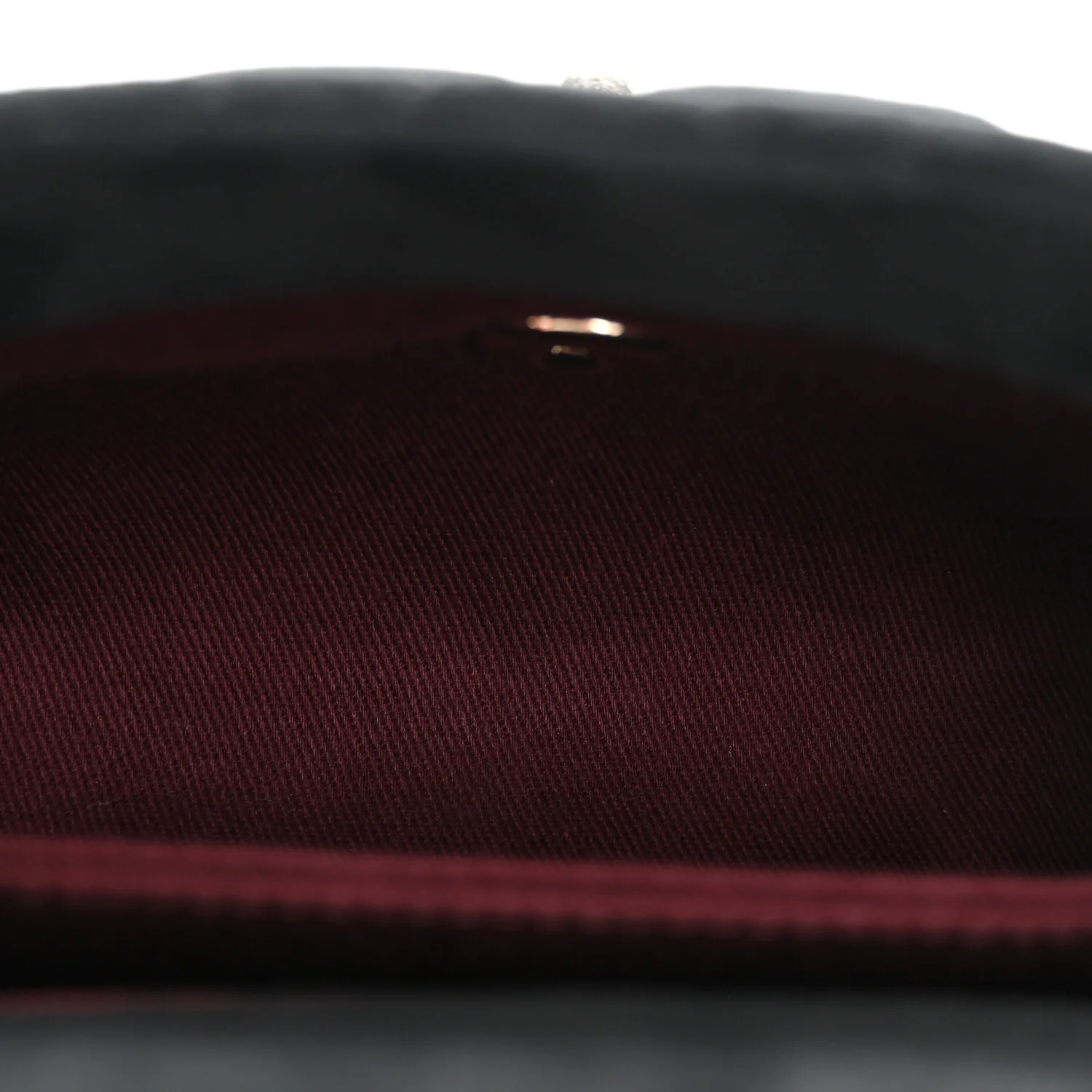 Velvet Crystal Quilted Extra Mini Coco Handle Flap Black - Image 5