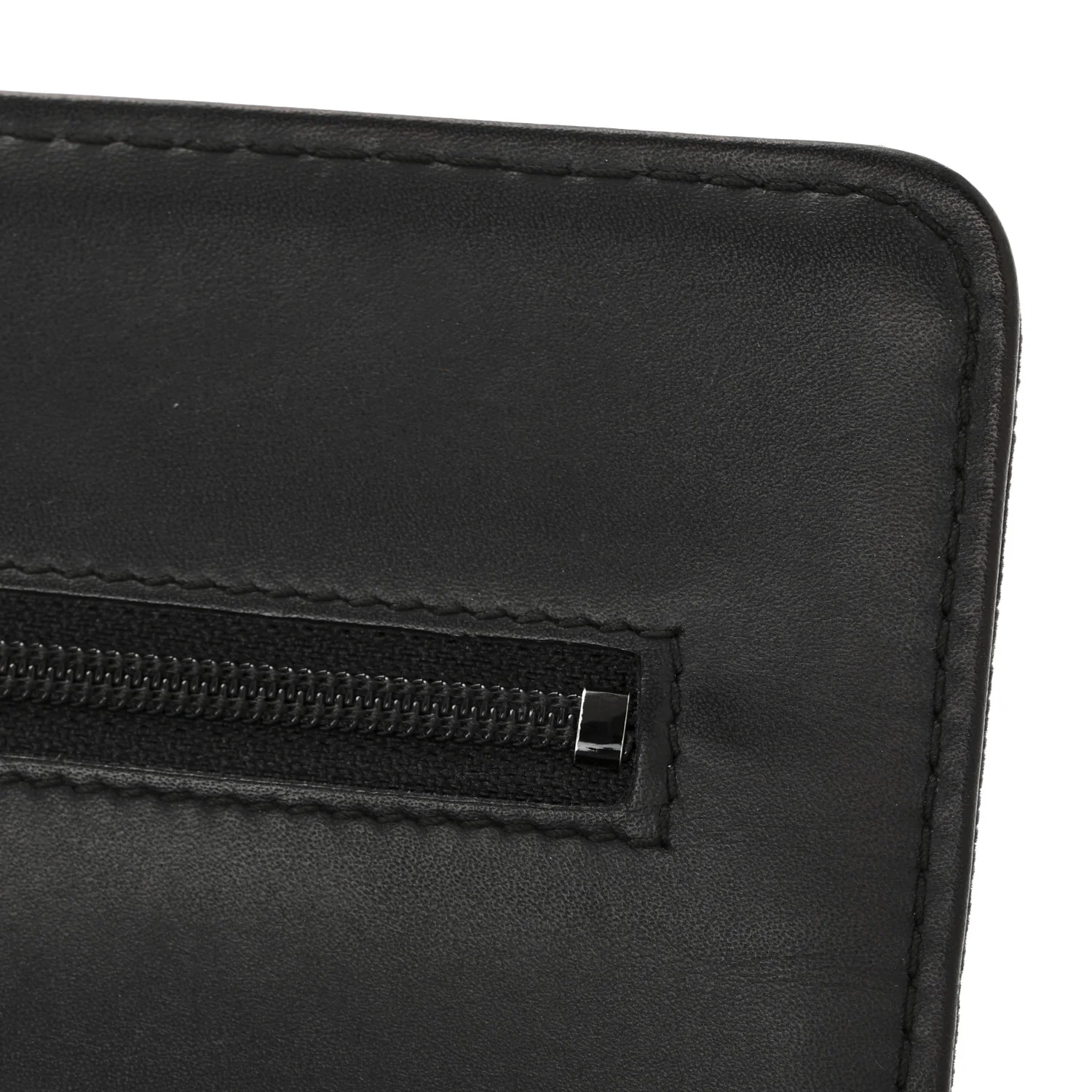Velvet Quilted Boy Wallet On Chain WOC Black - Image 12