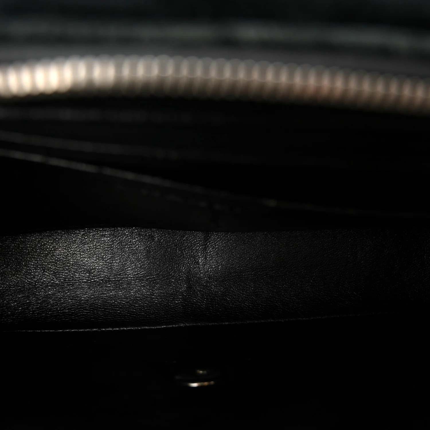 Velvet Quilted Flap Backpack Black - Image 5