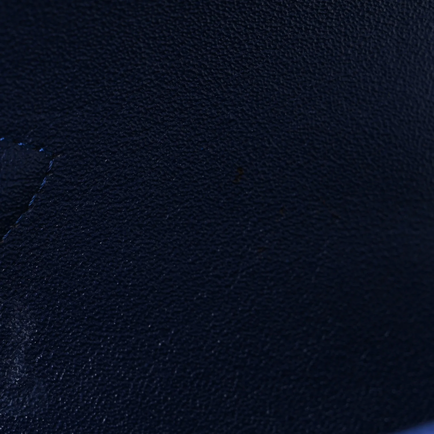 Velvet Quilted Medium Double Flap Navy Blue - Image 11