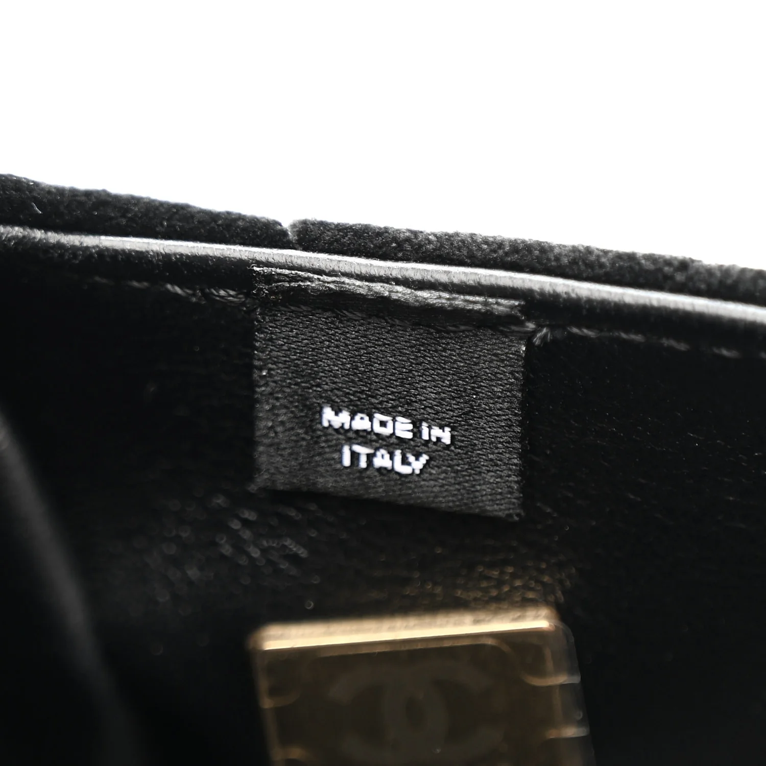 Velvet Quilted Mini Top Handle Flap Black - Image 14