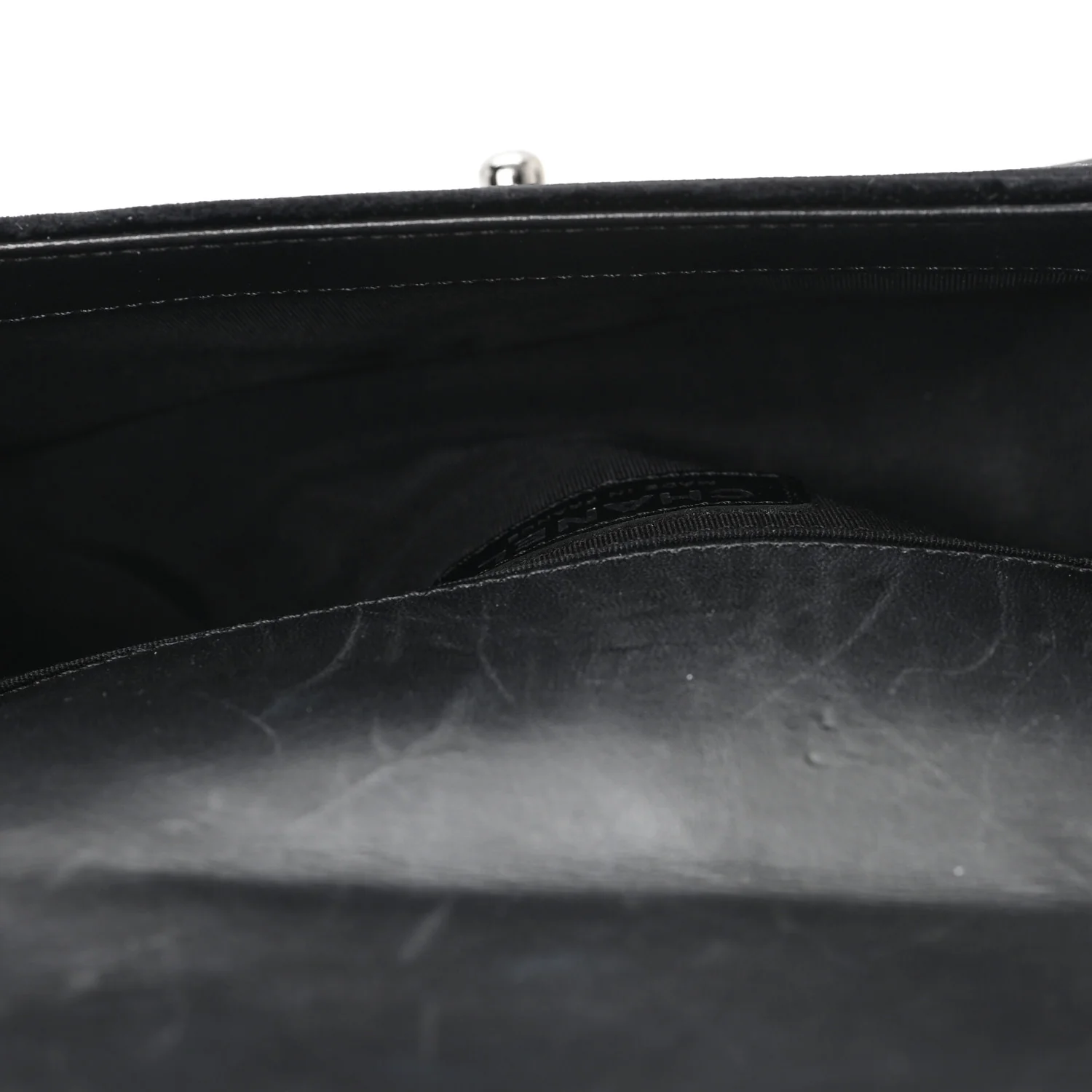 Velvet Quilted Small Boy Flap Black - Image 5