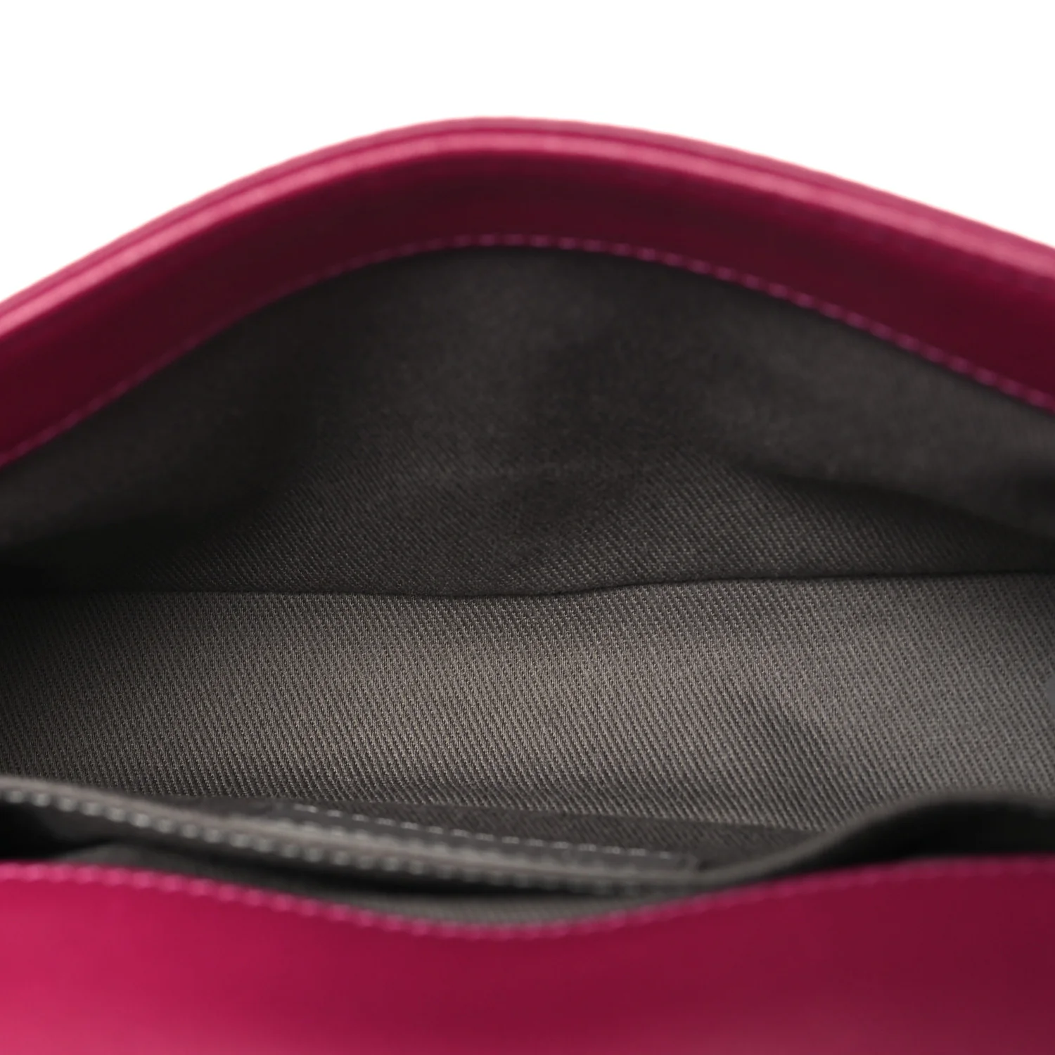 Velvet Quilted Small Boy Flap Fuchsia - Image 5