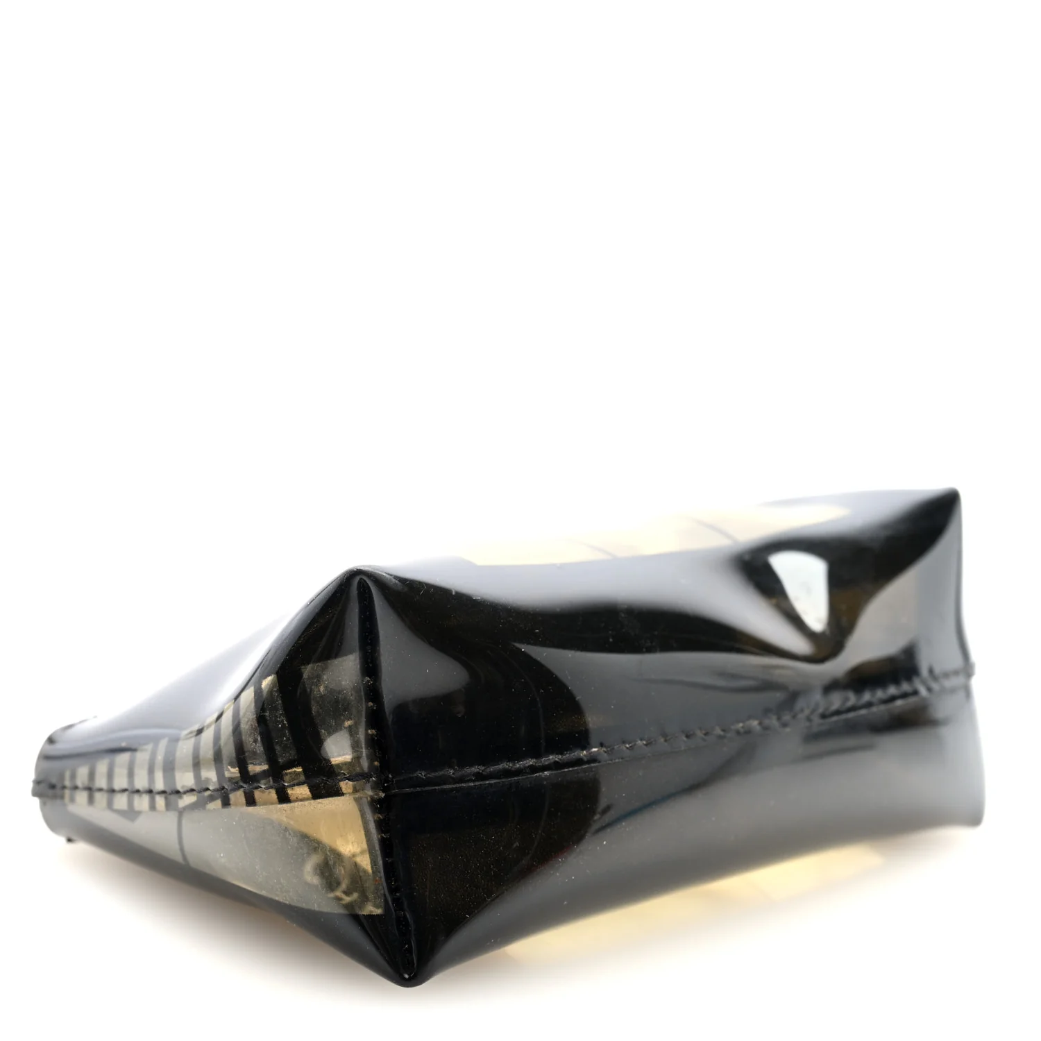 Vinyl Coco Window Cosmetic Pouch Black - Image 4