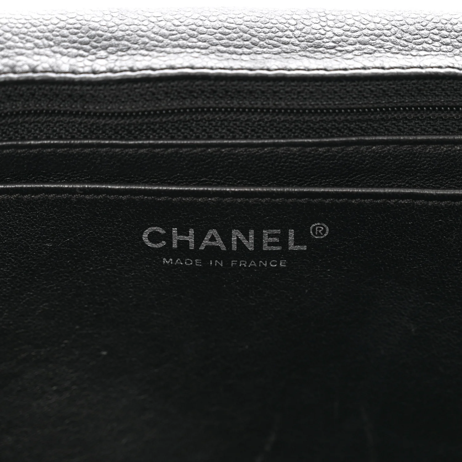 Washed Caviar Quilted Maxi Single Flap Black - Image 6