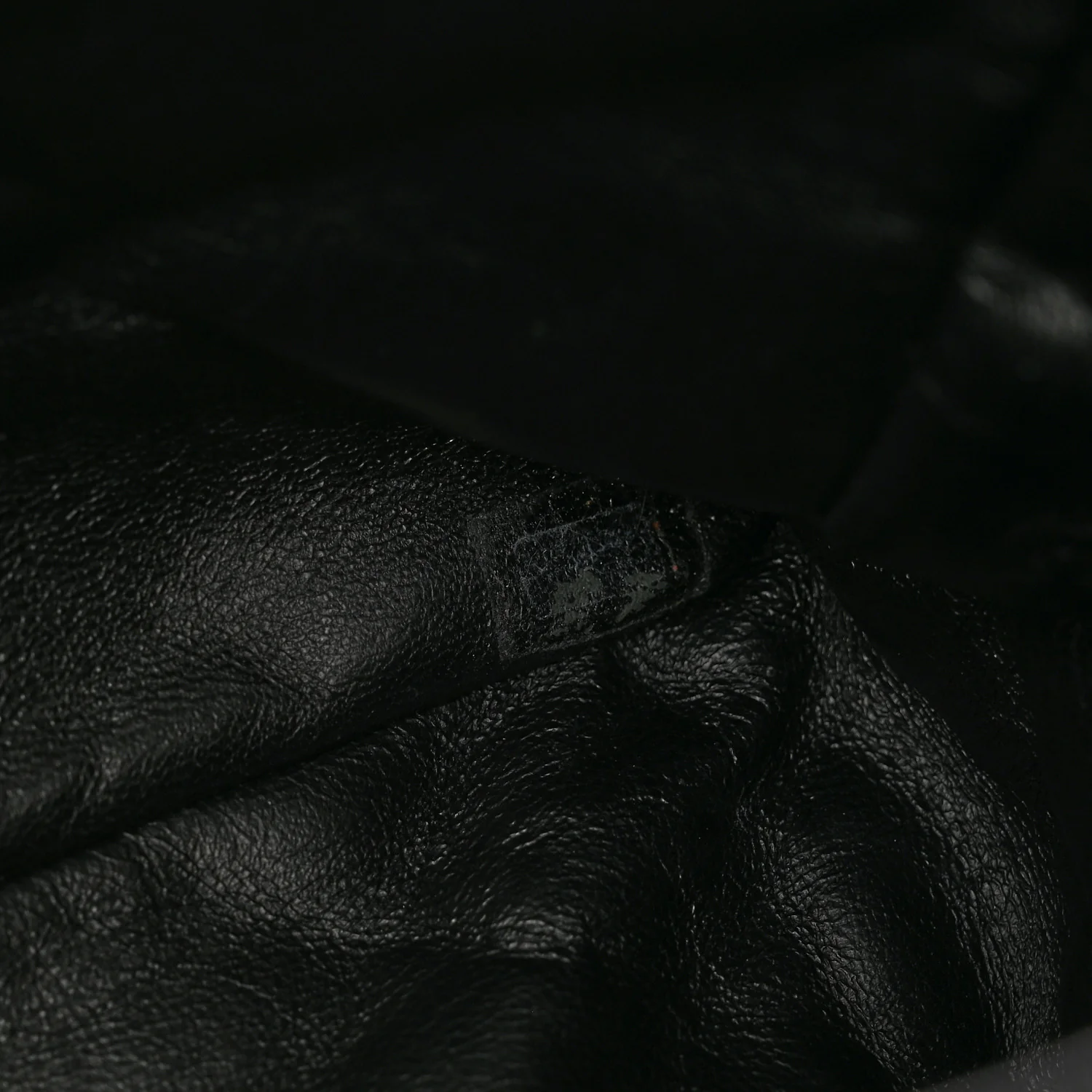 Washed Caviar Quilted Maxi Single Flap Black - Image 7