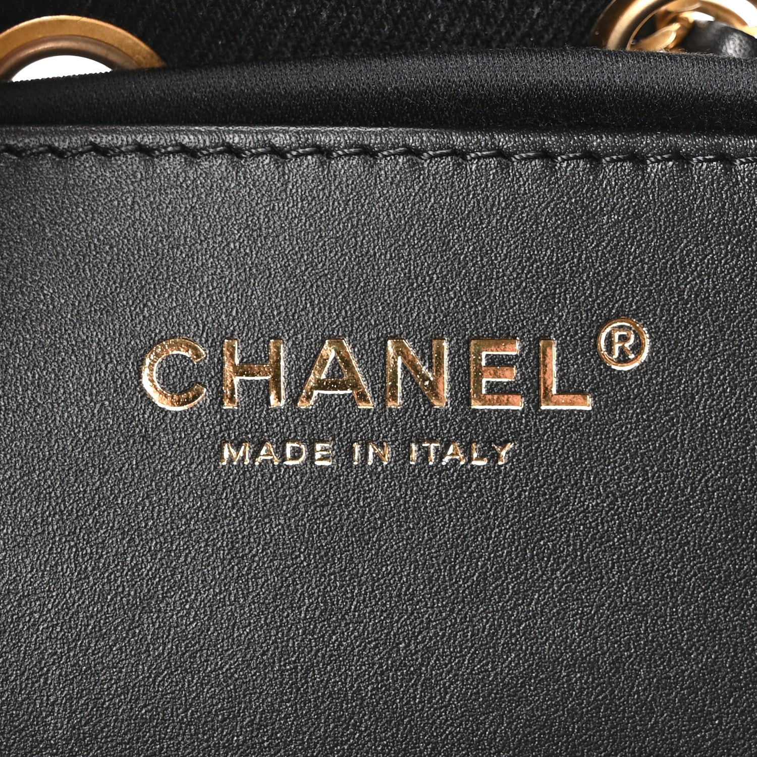 Washed Denim Quilted Mini Chanel 25 Handbag Black - Image 10