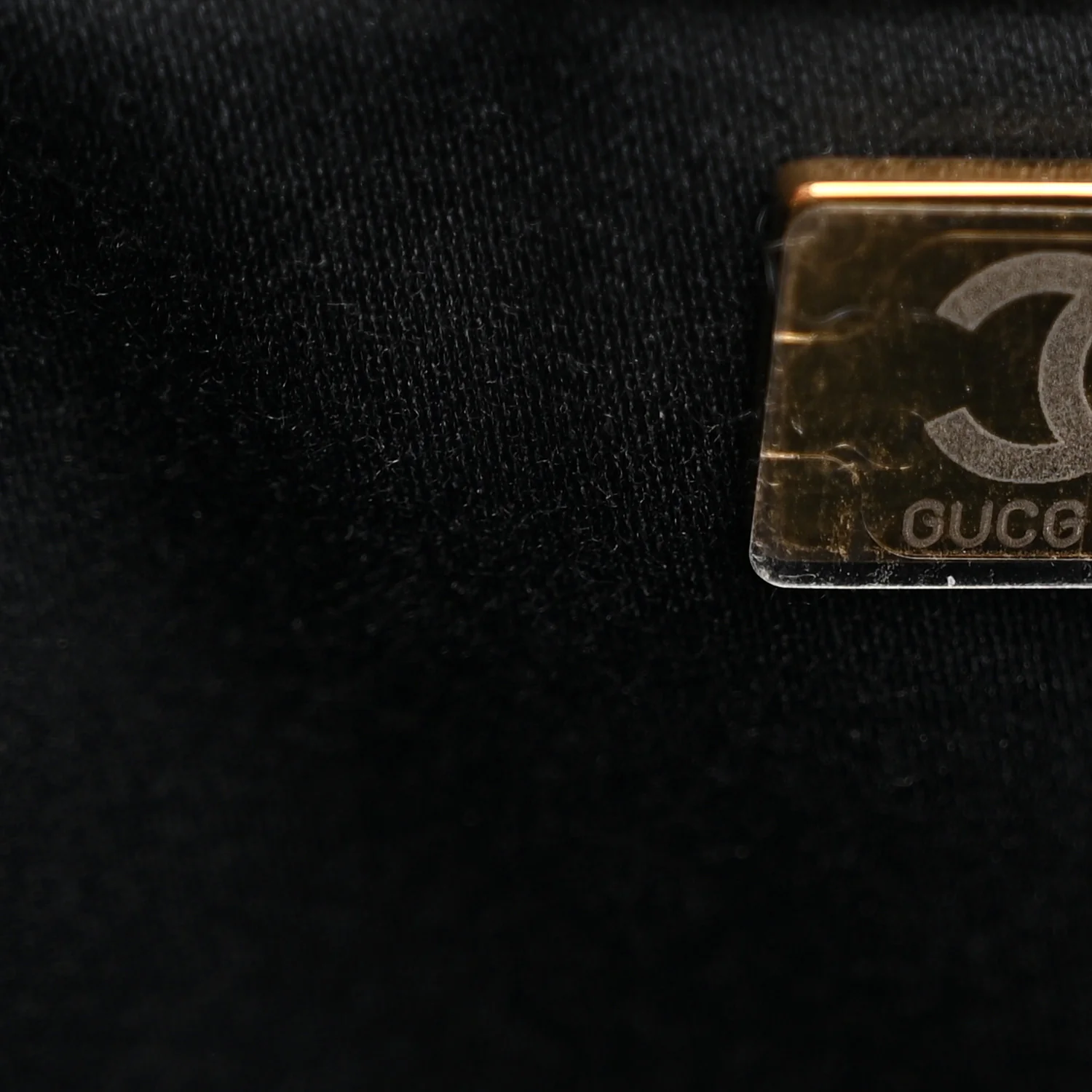 Washed Denim Quilted Mini Chanel 25 Handbag Black - Image 6