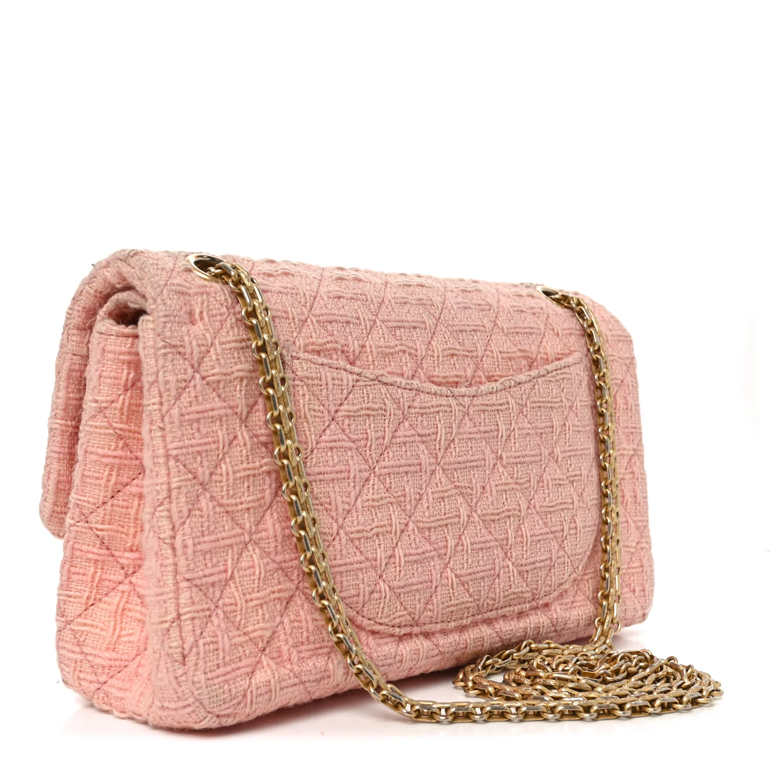 Wool Tweed Quilted 2.55 Reissue 225 Flap Light Pink - Image 3