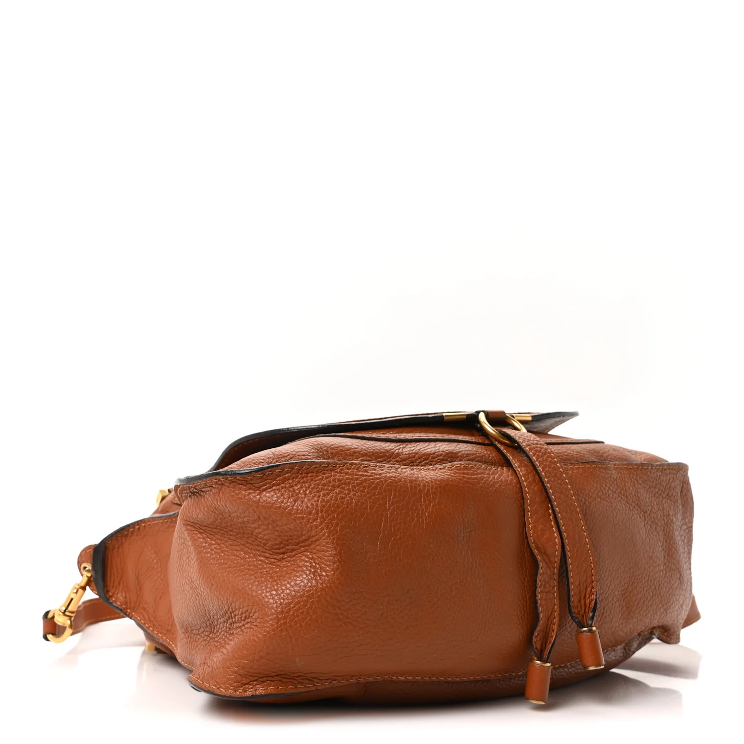 Calfskin Braided Medium Marcie Double Carry Tan - Image 4