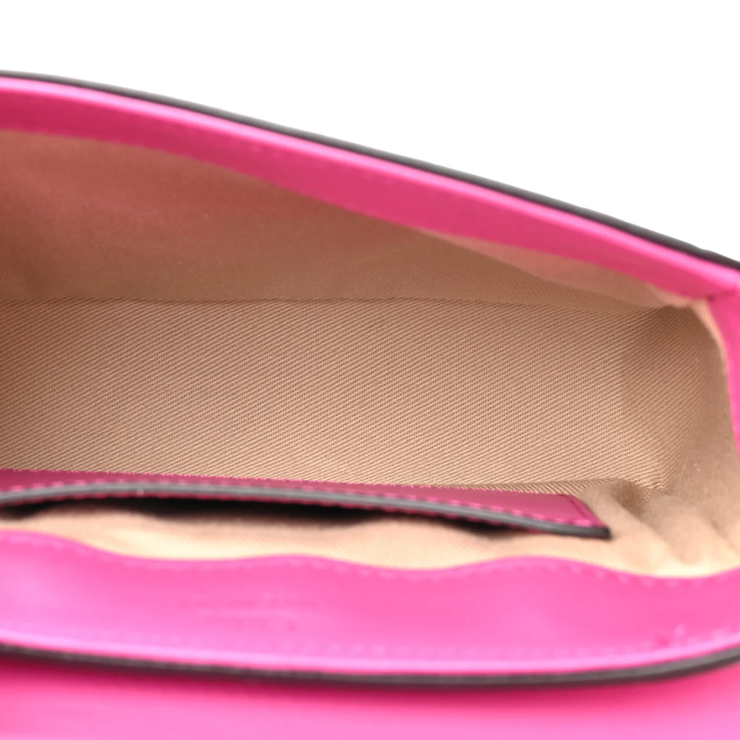 Calfskin Crocodile Embossed Mini C Bag Pink - Image 5