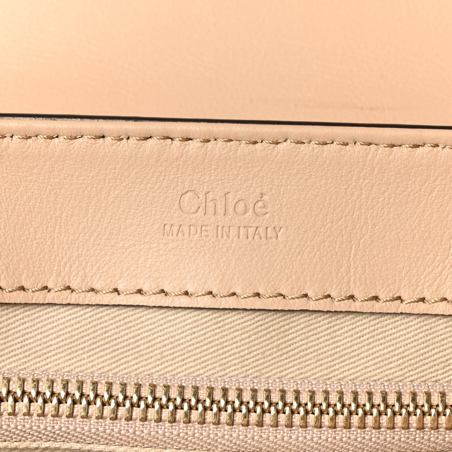 Calfskin Crocodile Embossed Small C Double Carry Nut - Image 6