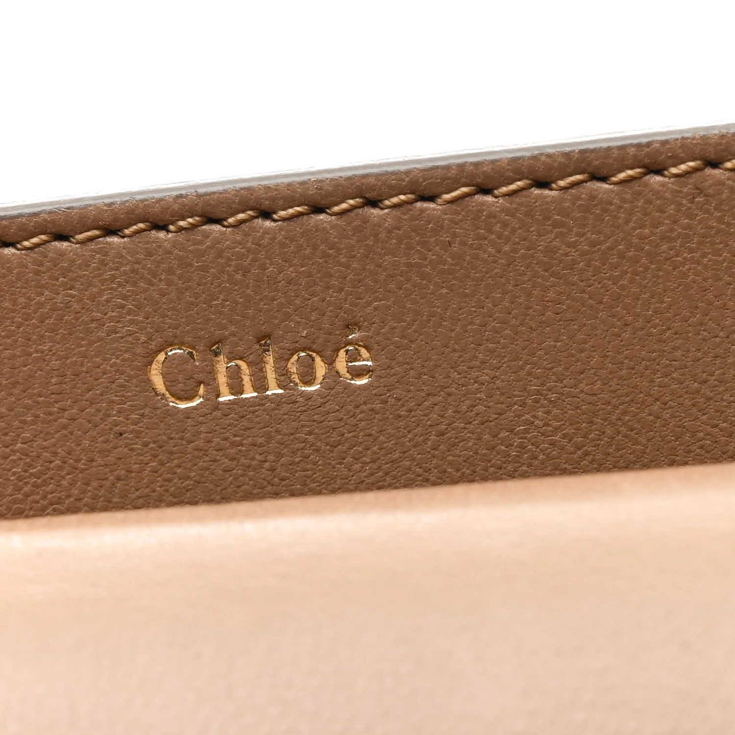Calfskin Georgia Crossbody Bag Chestnut Cream - Image 6