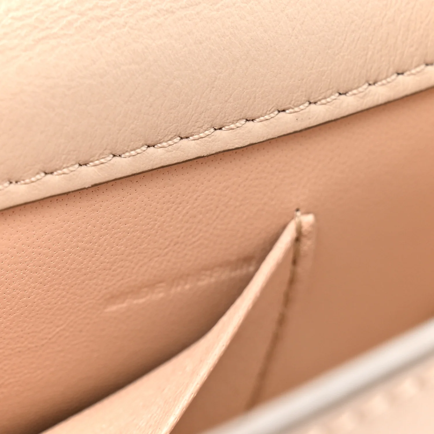 Calfskin Lambskin Quilted Studded Nile Bracelet Minaudiere Bag Pastel Grey - Image 6
