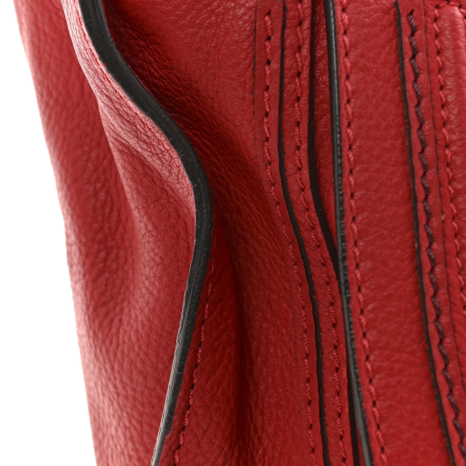 Calfskin Large Marcie Hobo Red - Image 13