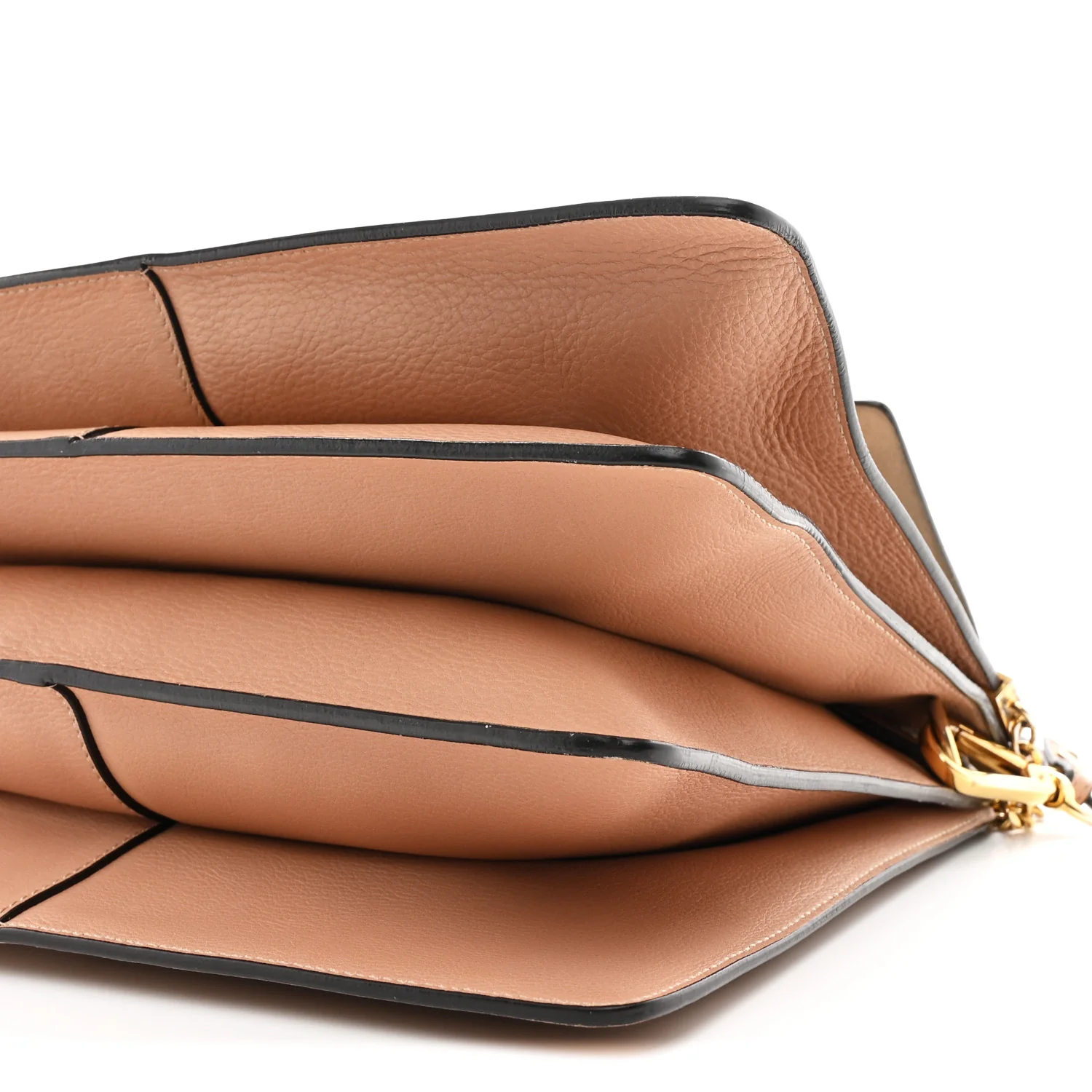 Calfskin Medium Faye Shoulder Bag Biscotti Beige - Image 12