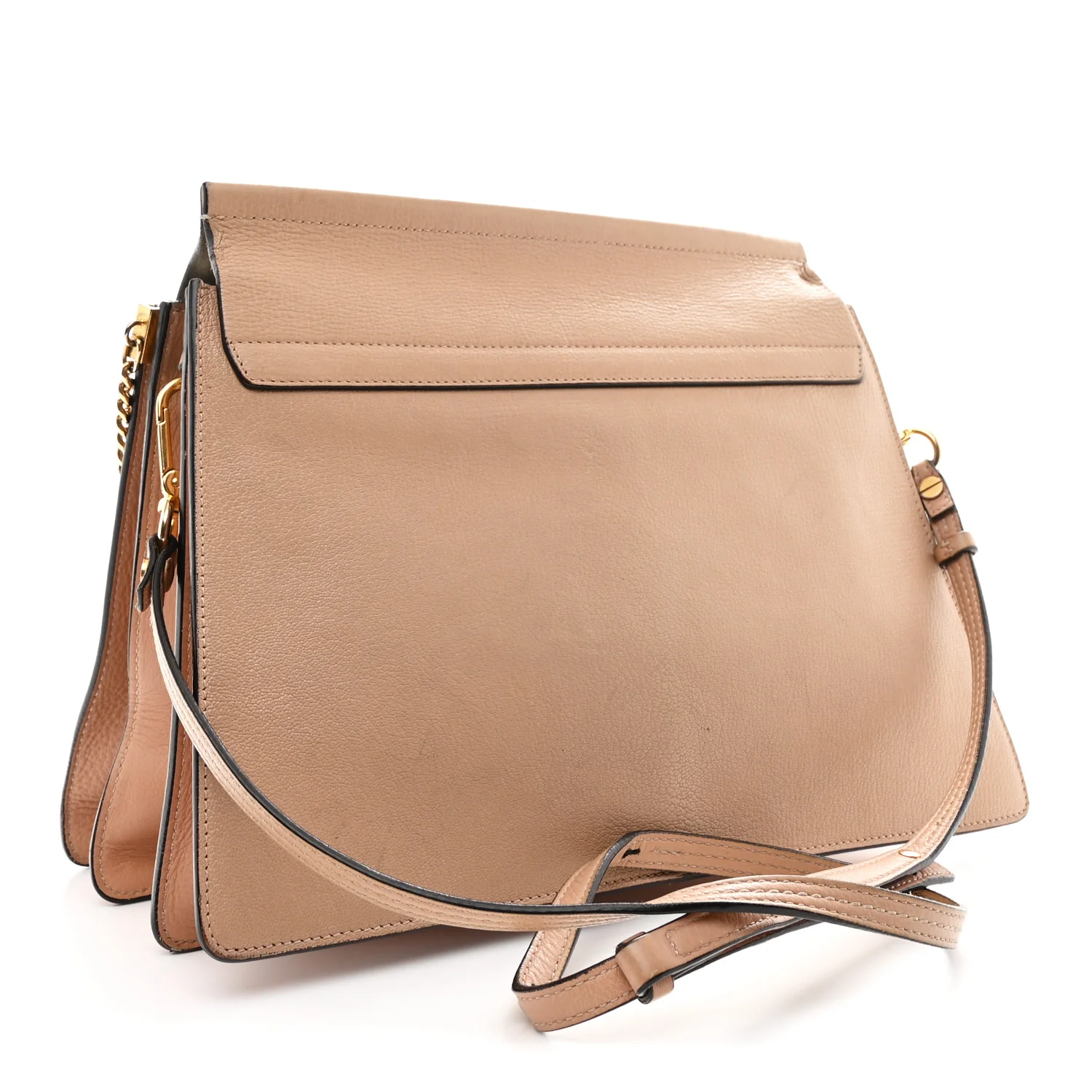 Calfskin Medium Faye Shoulder Bag Biscotti Beige - Image 3