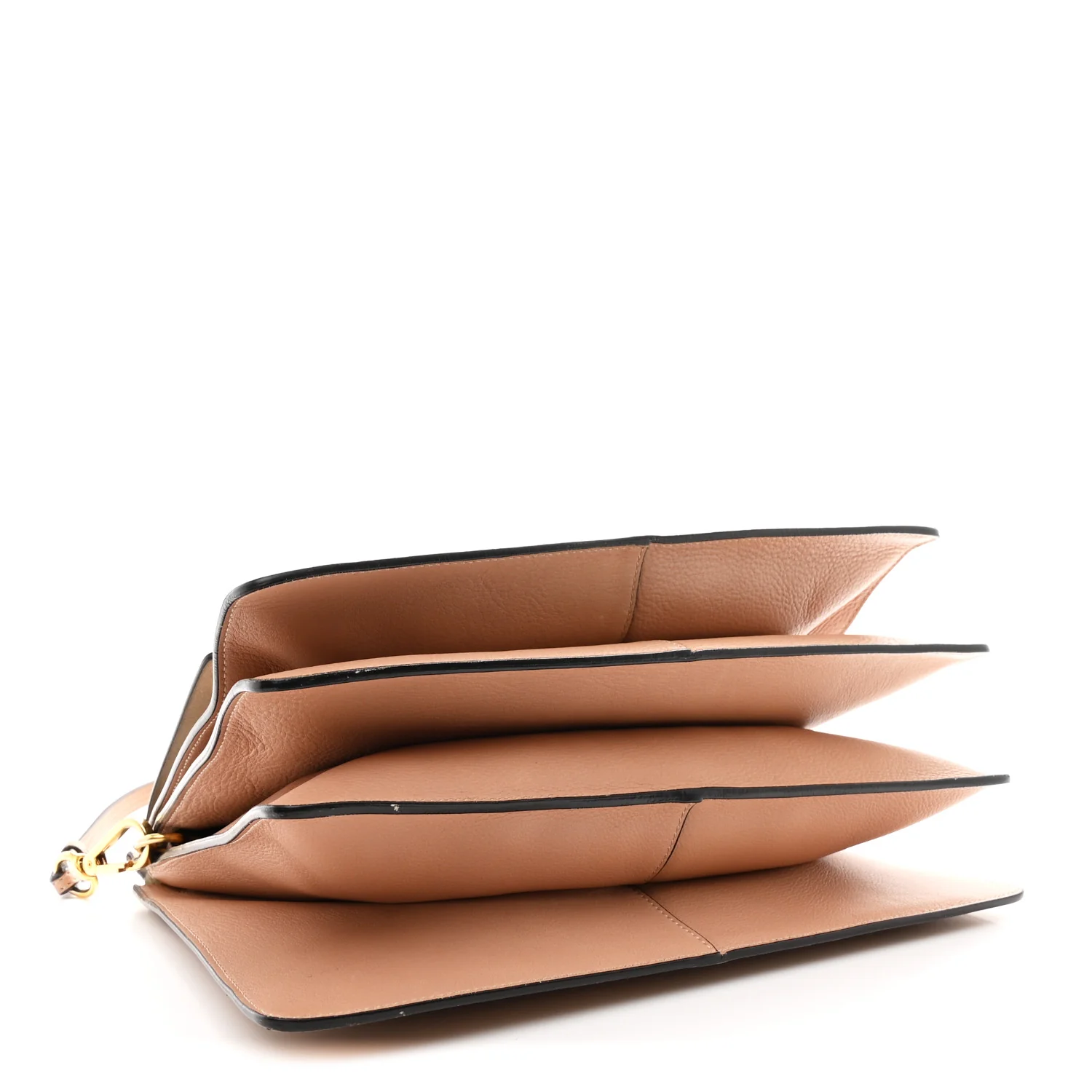 Calfskin Medium Faye Shoulder Bag Biscotti Beige - Image 4