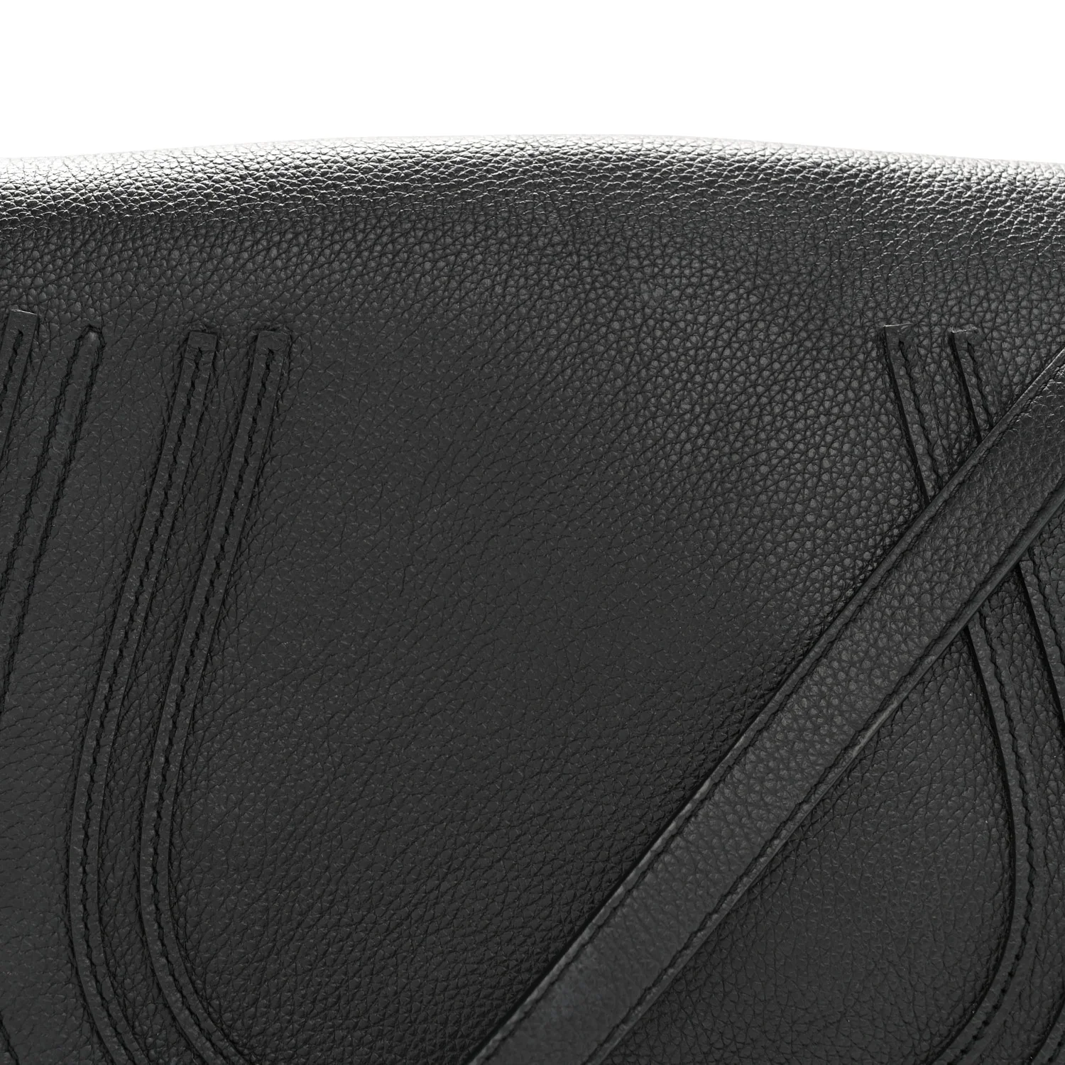 Calfskin Medium Marcie Round Crossbody Bag Black - Image 21