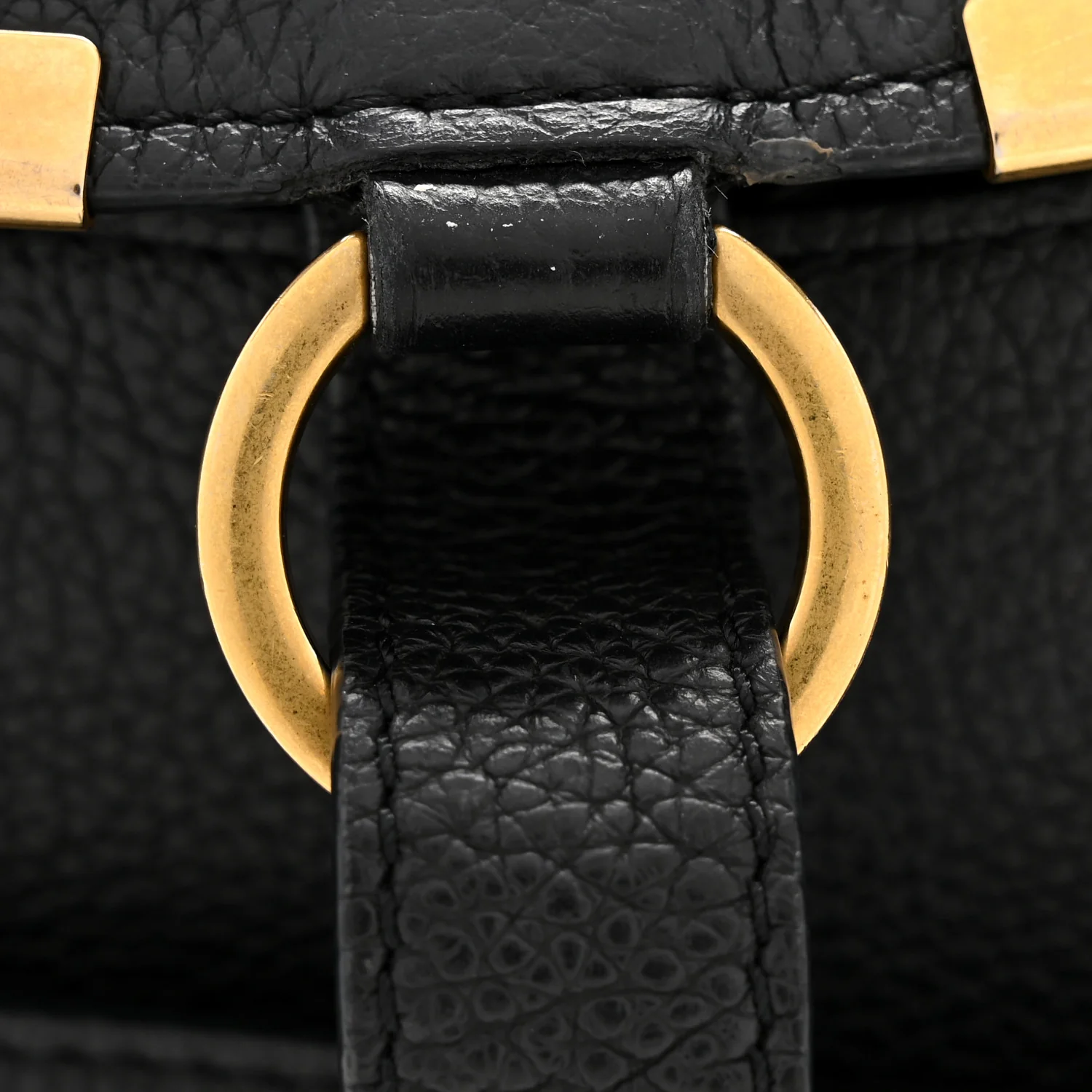 Calfskin Medium Marcie Round Crossbody Bag Black - Image 30