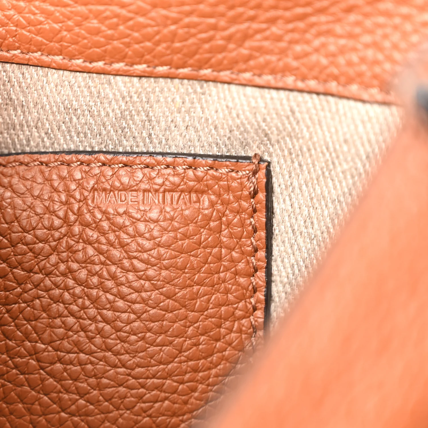 Calfskin Medium Marcie Round Crossbody Bag Tan - Image 13