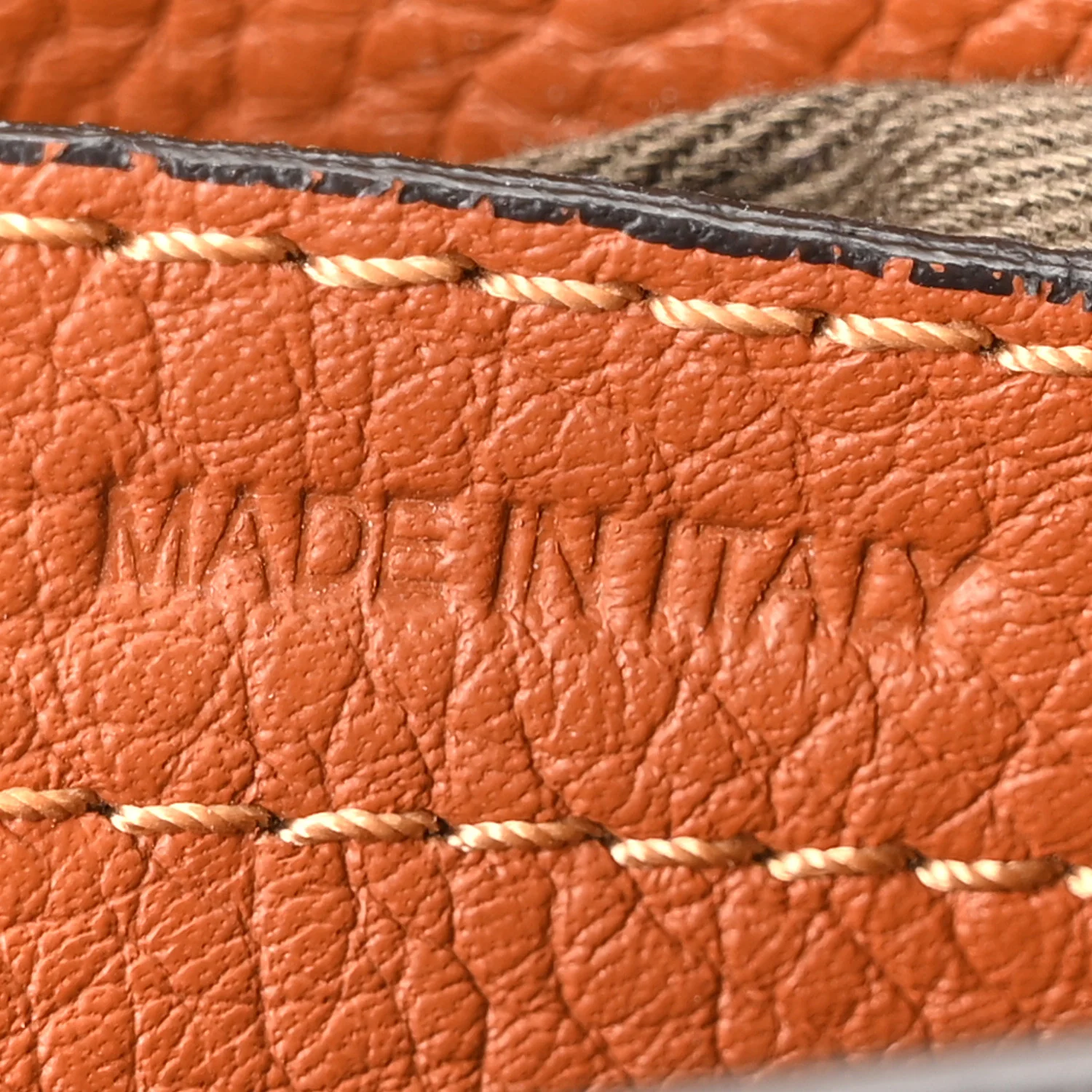 Calfskin Medium Marcie Round Crossbody Bag Tan - Image 7