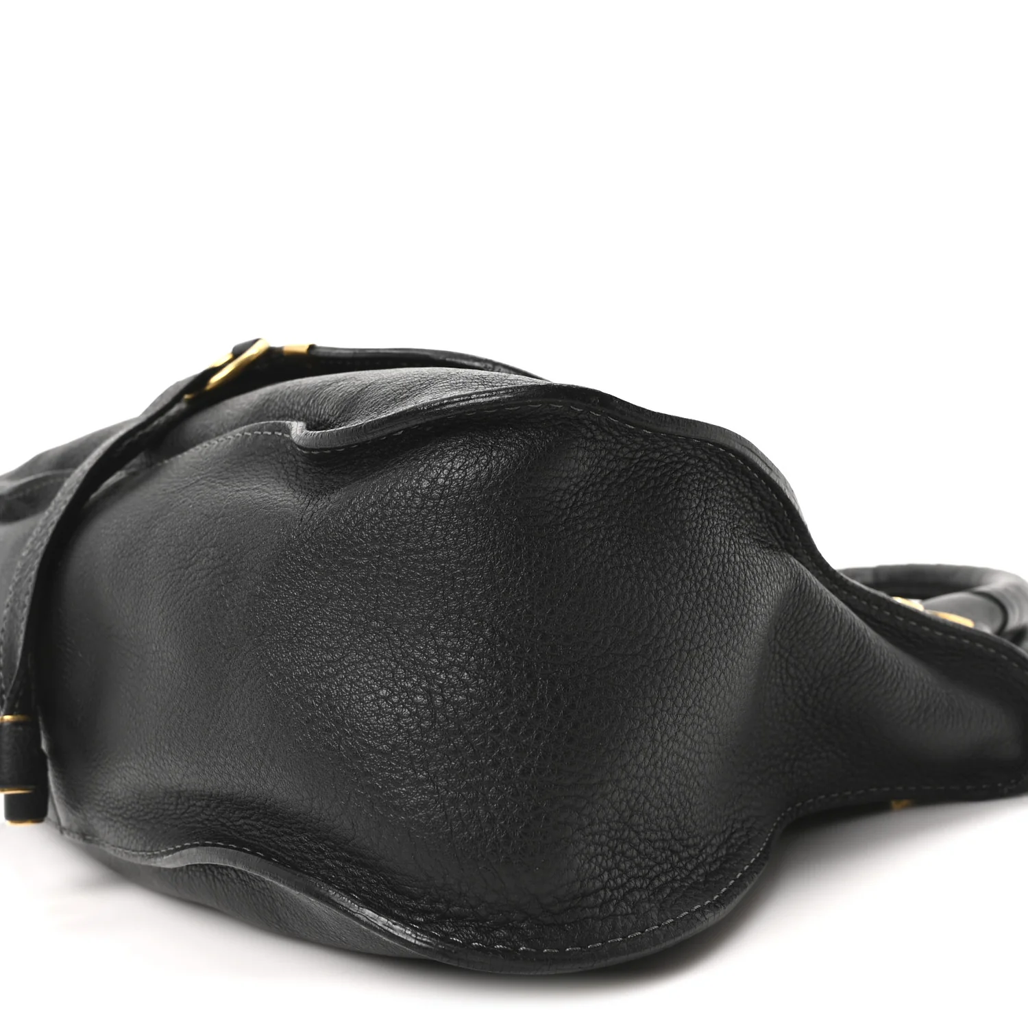 Calfskin Medium Marcie Satchel Black - Image 10