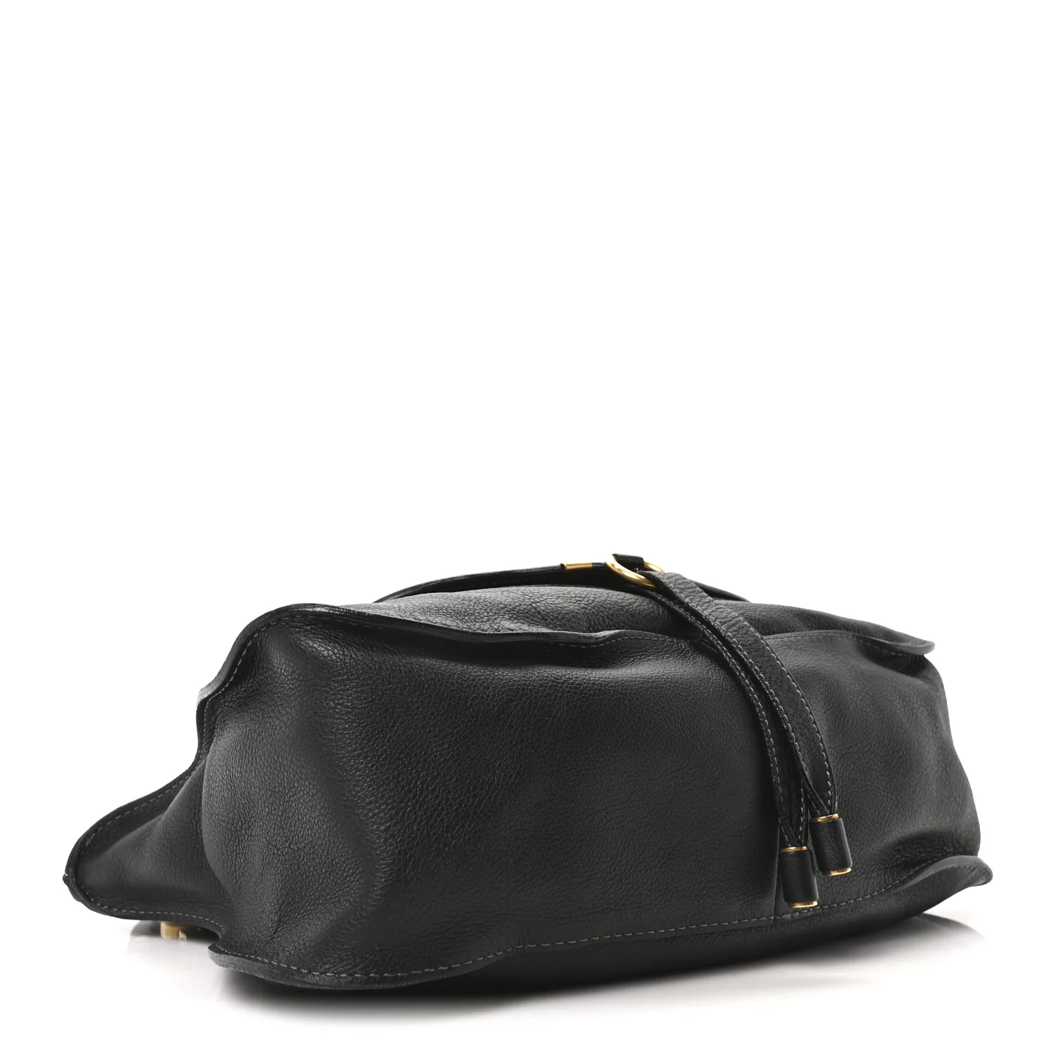 Calfskin Medium Marcie Satchel Black - Image 4