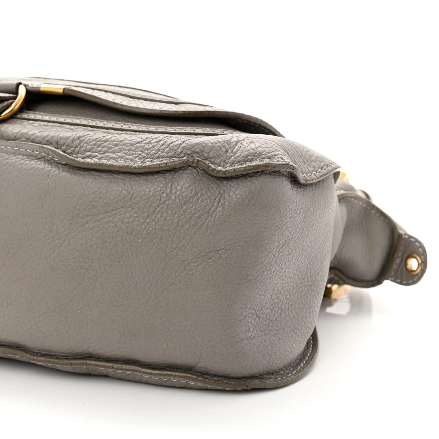 Calfskin Medium Marcie Satchel Cashmere Grey - Image 10