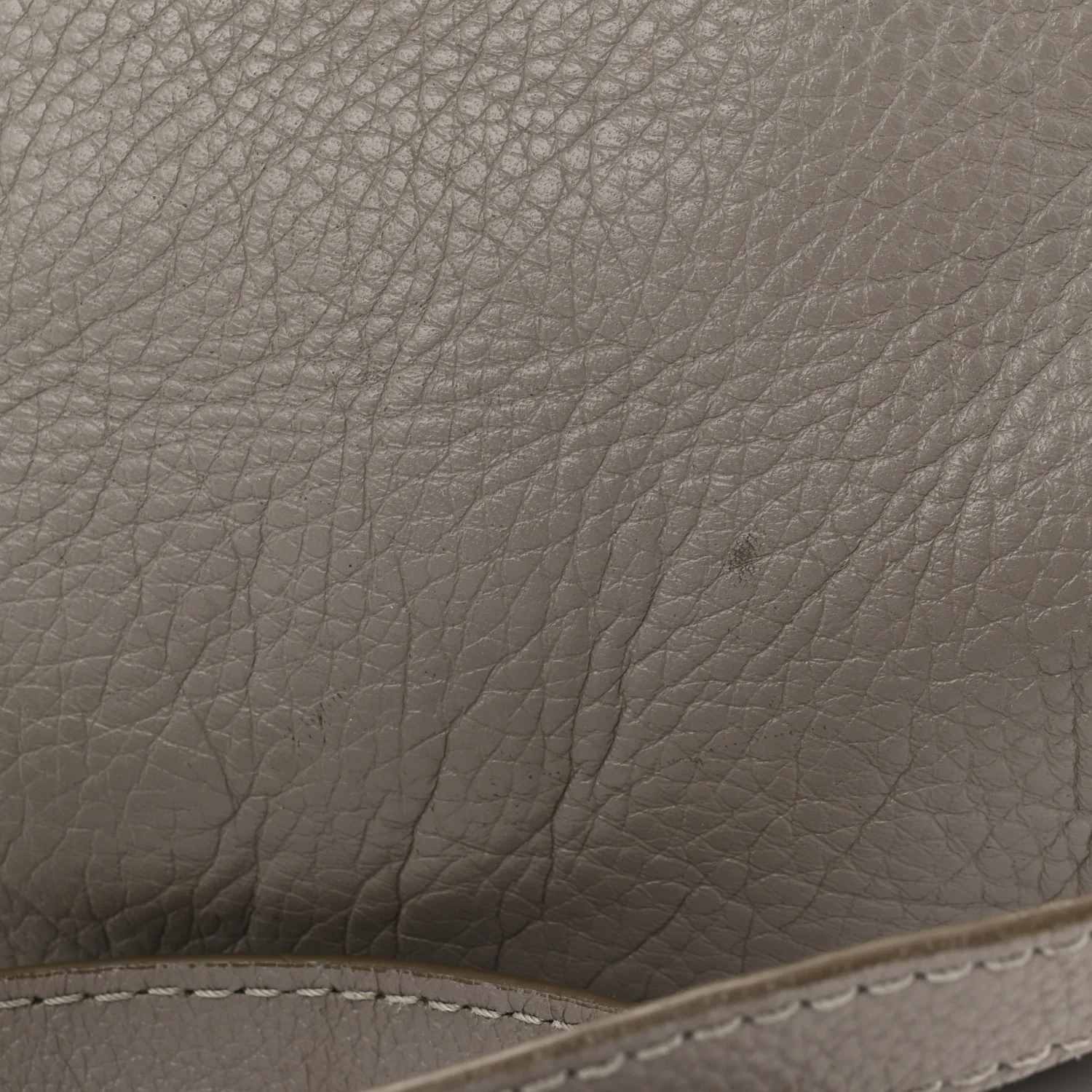 Calfskin Medium Marcie Satchel Cashmere Grey - Image 13