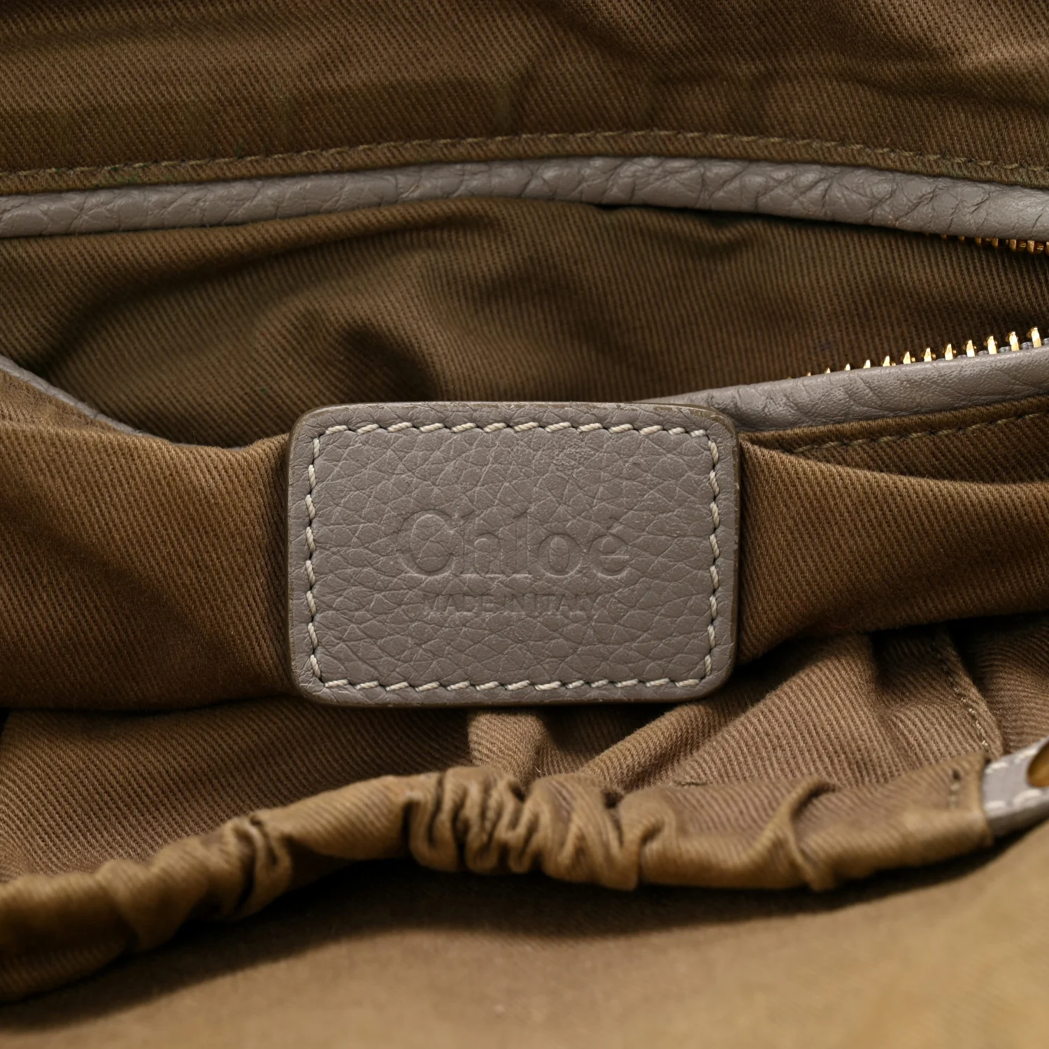 Calfskin Medium Marcie Satchel Cashmere Grey - Image 6
