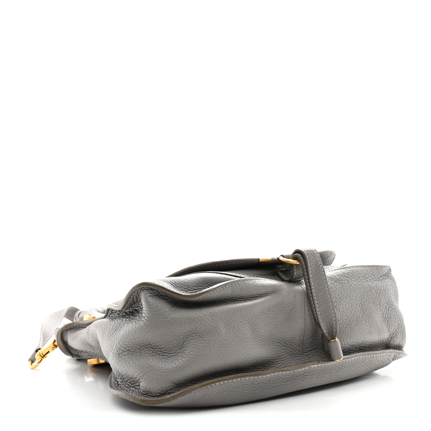 Calfskin Medium Marcie Satchel Cashmere Grey - Image 4