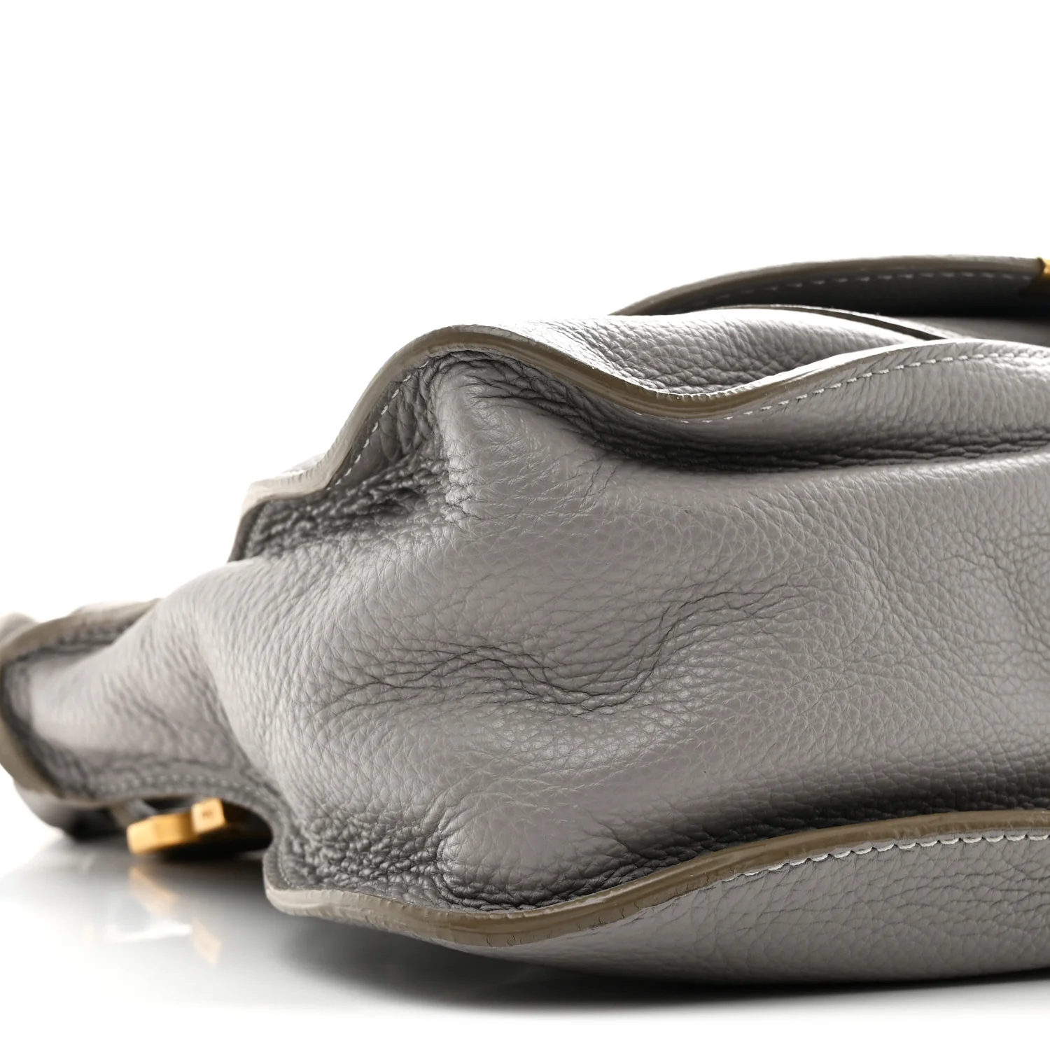 Calfskin Medium Marcie Satchel Cashmere Grey - Image 9
