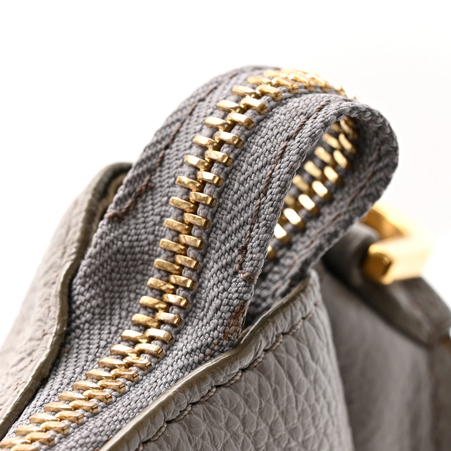 Calfskin Medium Marcie Satchel Cashmere Grey - Image 16