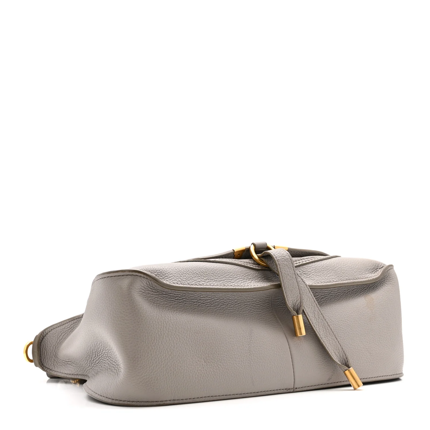Calfskin Medium Marcie Satchel Cashmere Grey - Image 4