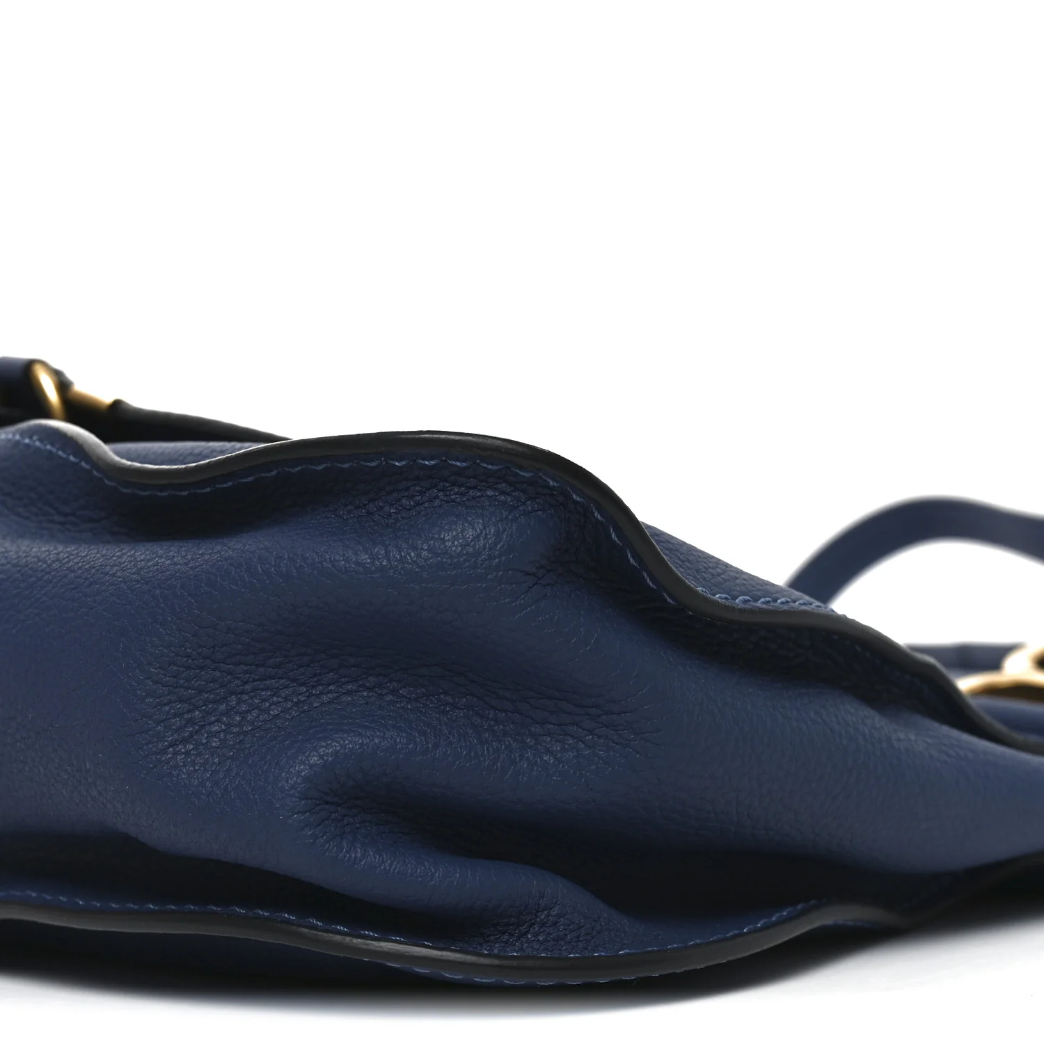 Calfskin Medium Marcie Satchel Scuba Blue - Image 10