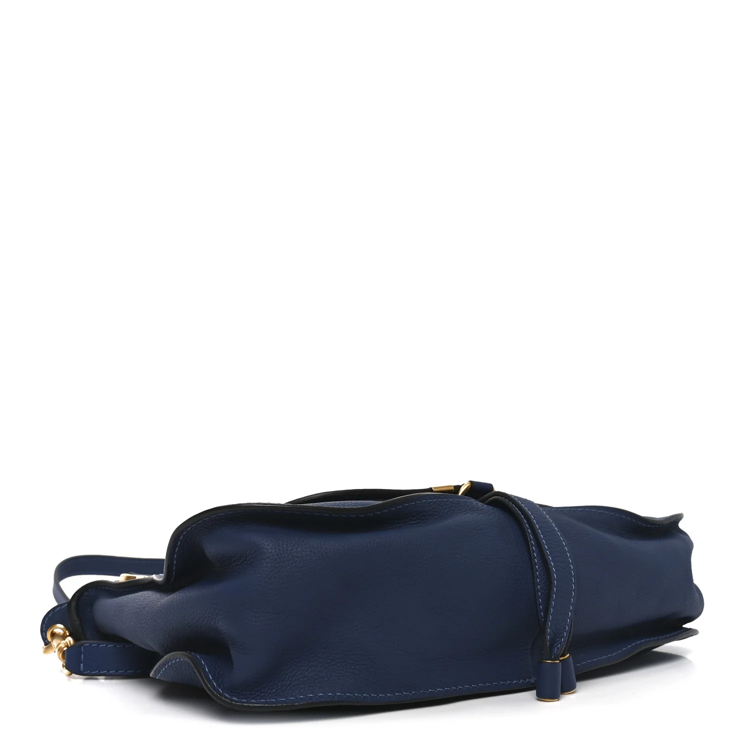 Calfskin Medium Marcie Satchel Scuba Blue - Image 4