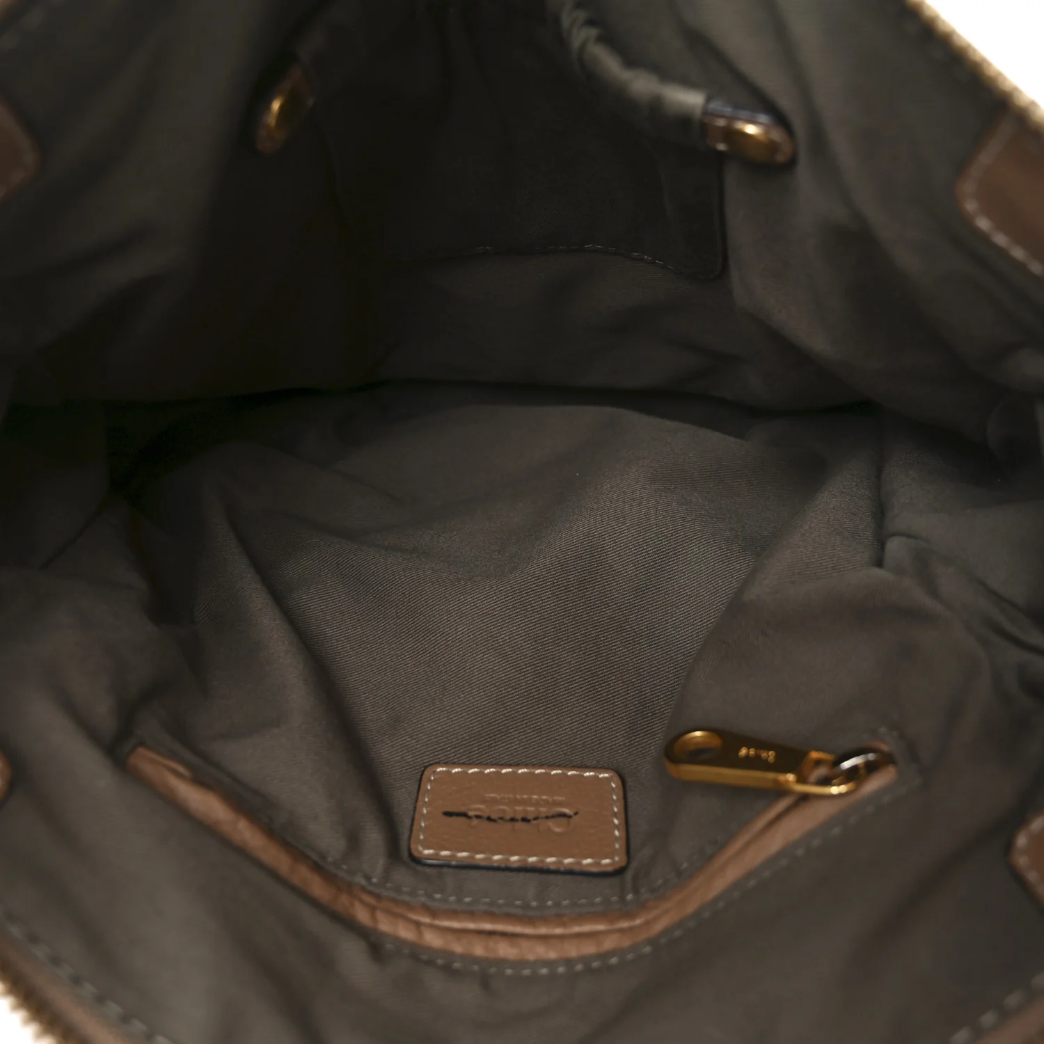 Calfskin Medium Marcie Satchel Tan - Image 5