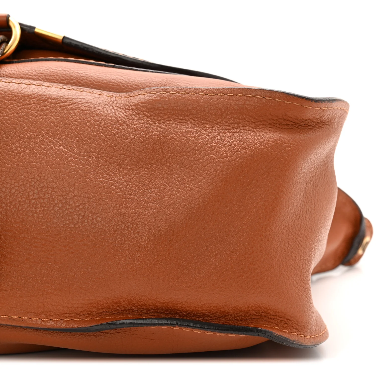 Calfskin Medium Marcie Satchel Tan - Image 10