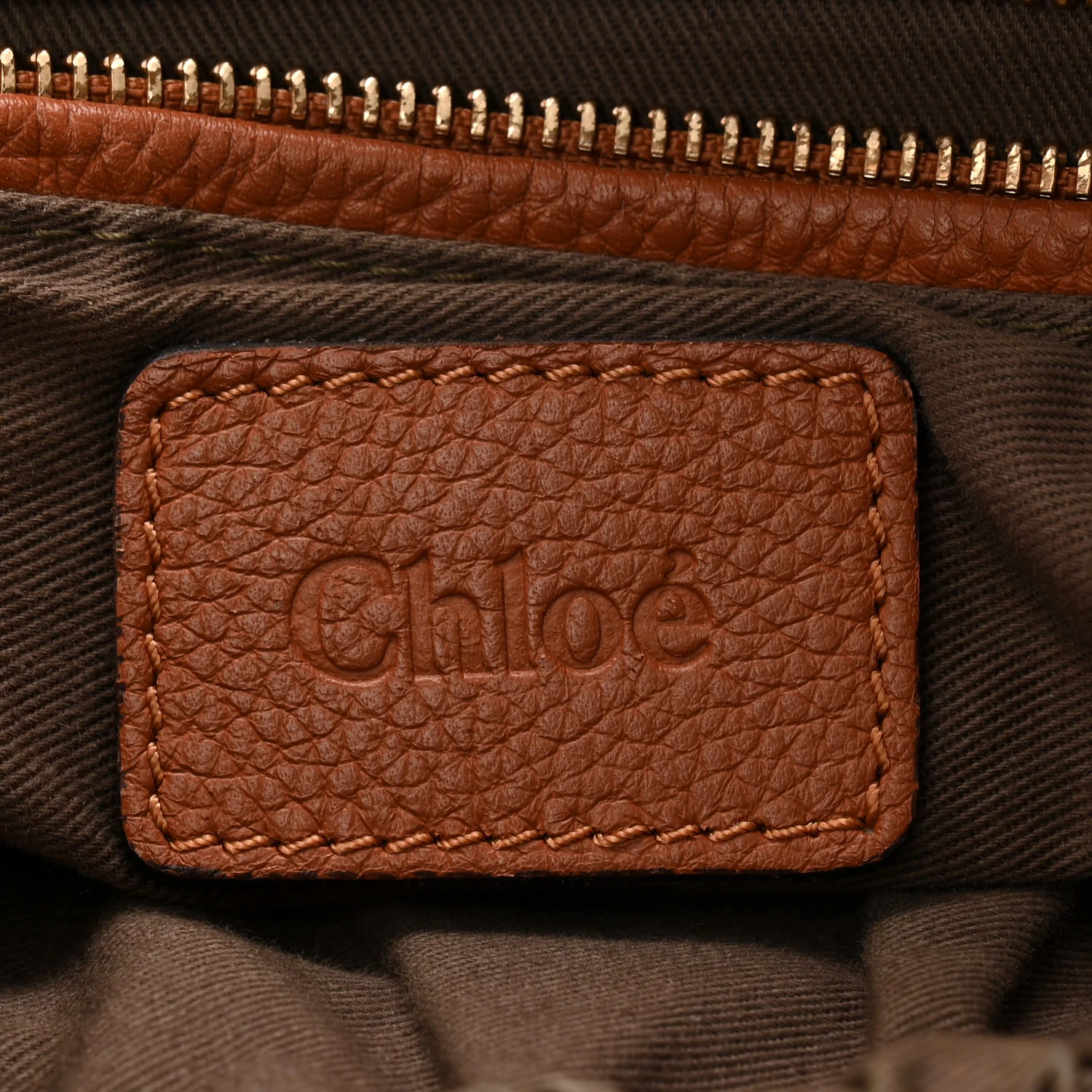 Calfskin Medium Marcie Satchel Tan - Image 6
