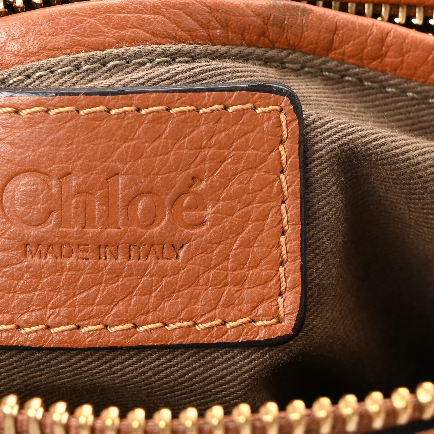 Calfskin Medium Marcie Satchel Tan - Image 11